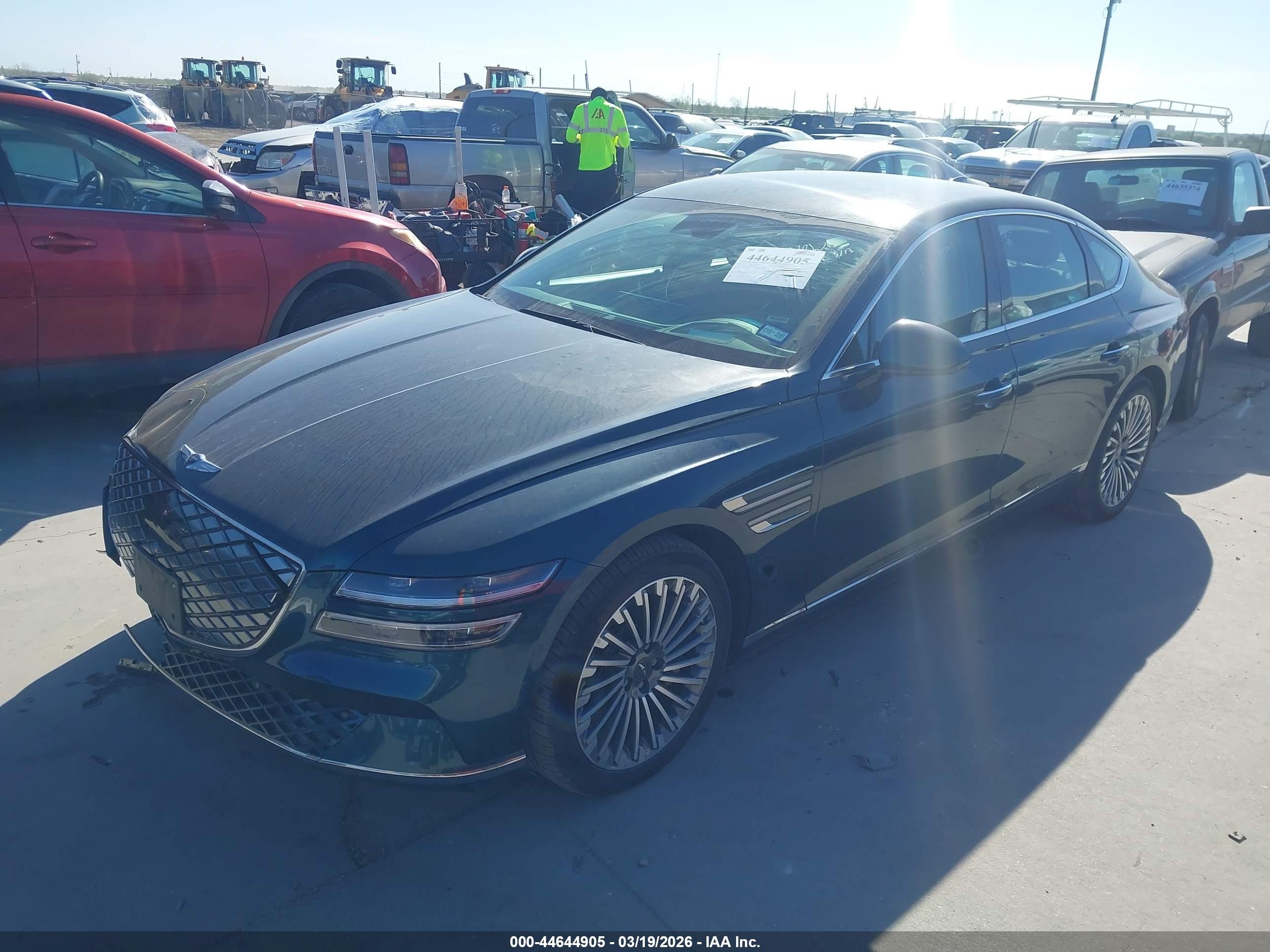 2023 Genesis Electrified G80   Green vin: KMTGE4S15PU006135