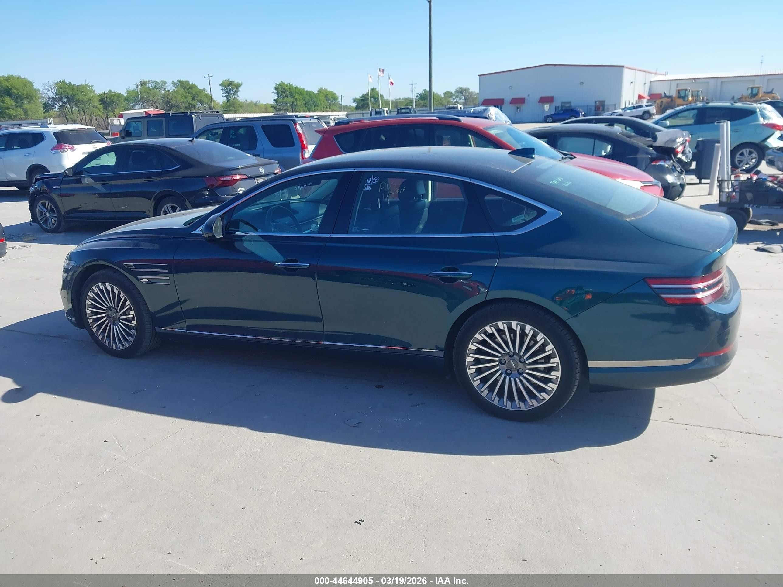 2023 Genesis Electrified G80   Green vin: KMTGE4S15PU006135