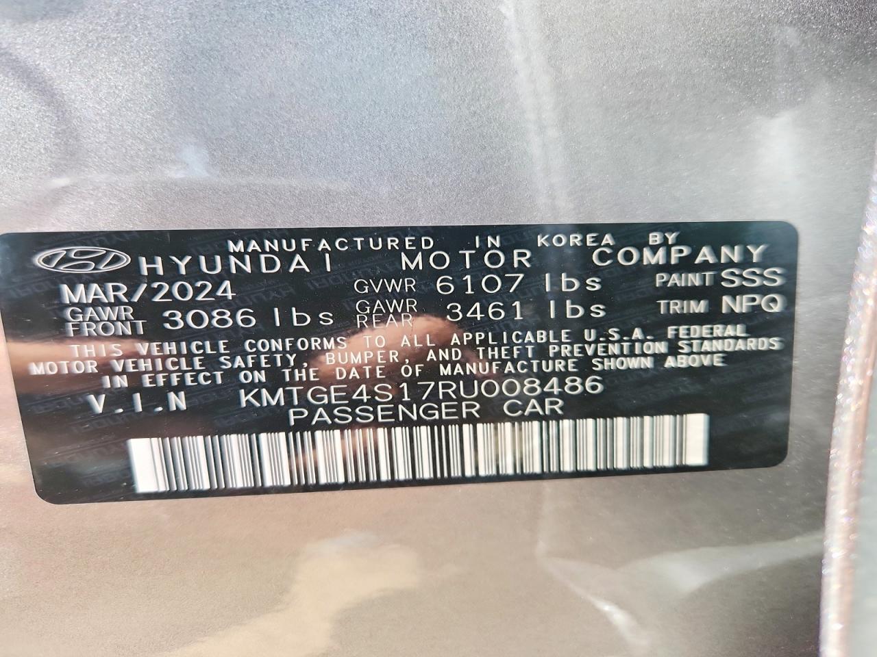 2024 Genesis Electrified G80 Advanced Silver vin: KMTGE4S17RU008486
