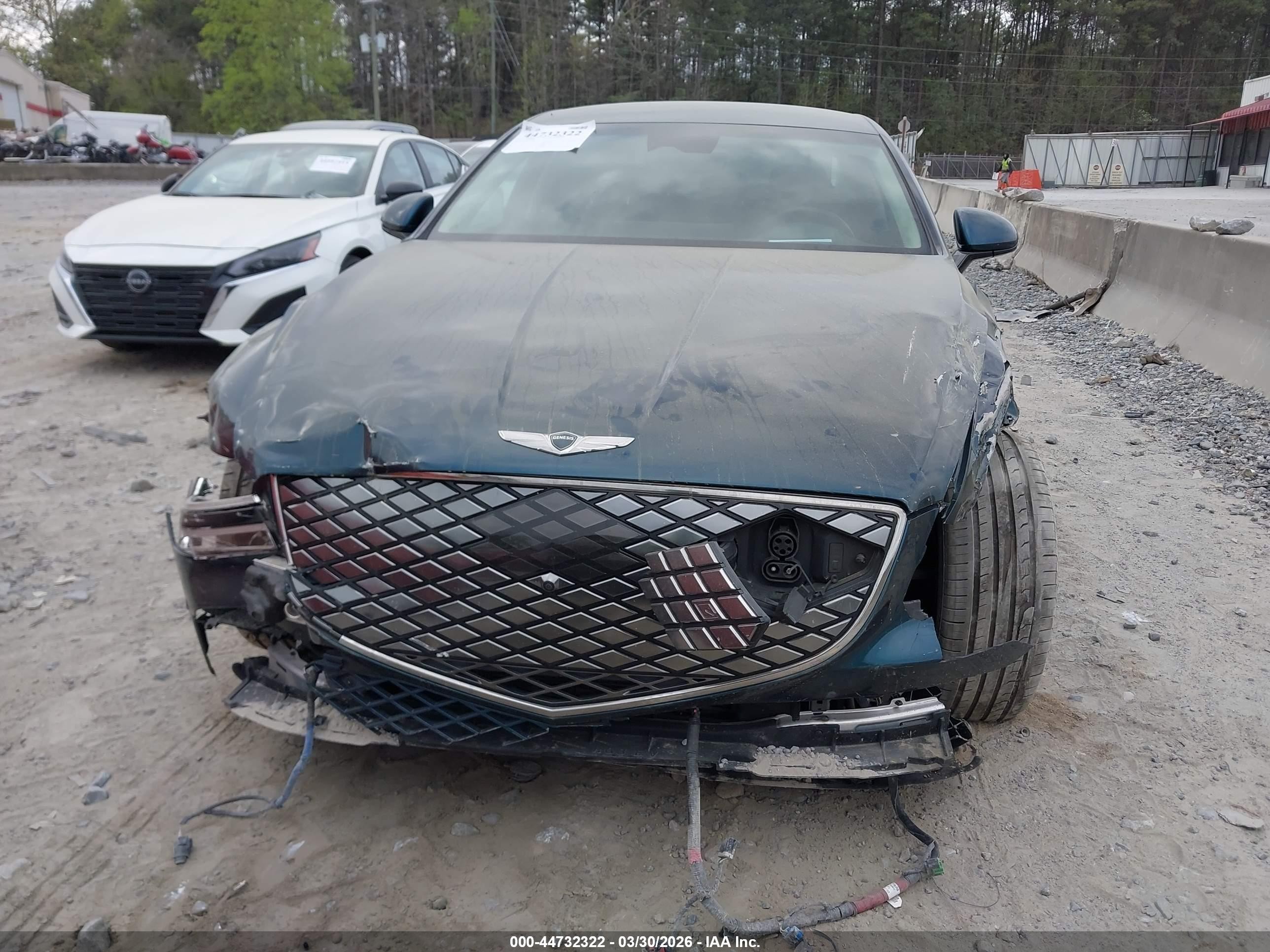 2023 Genesis Electrified G80   Green vin: KMTGE4S18PU007389