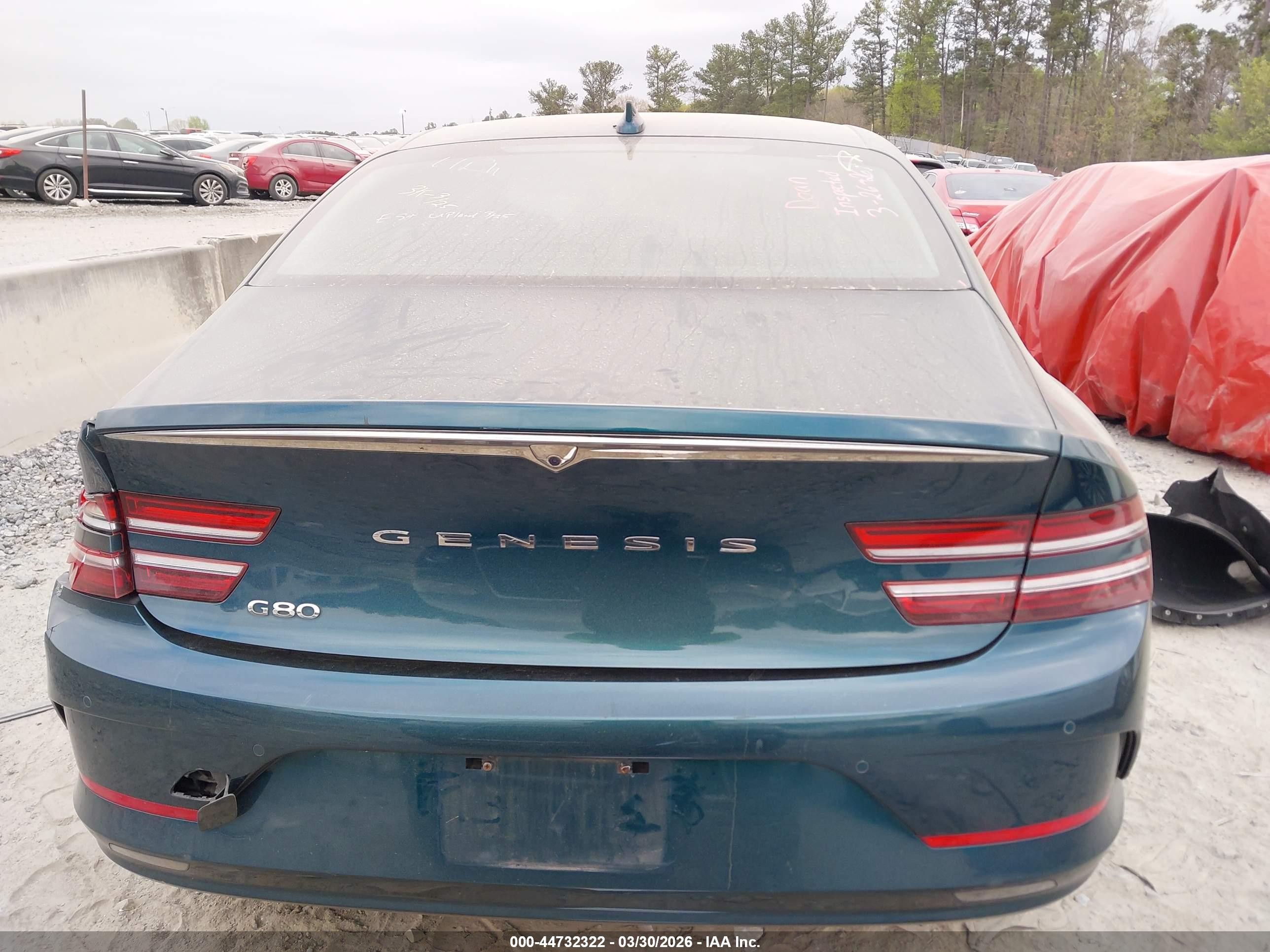 2023 Genesis Electrified G80   Green vin: KMTGE4S18PU007389