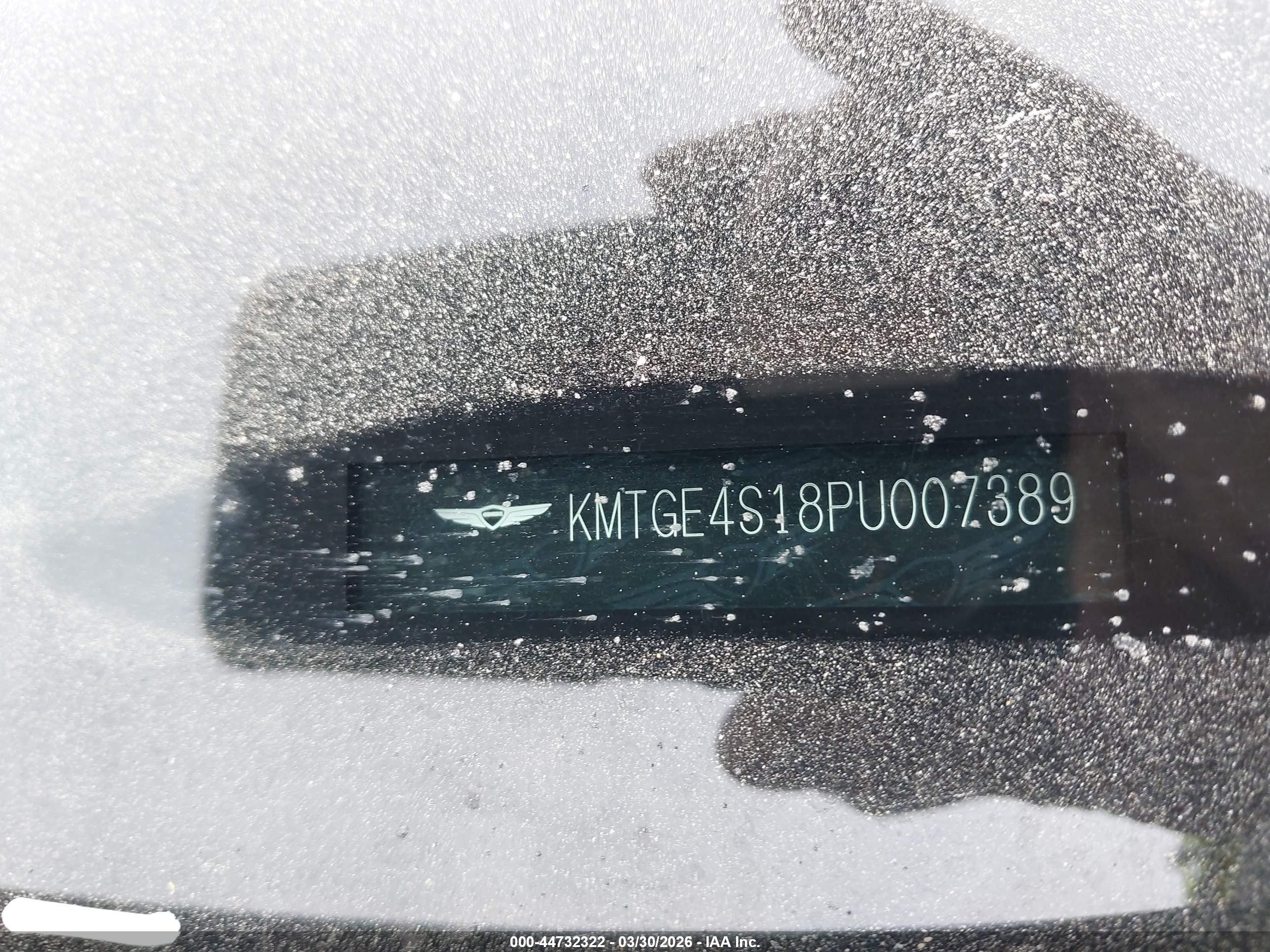 2023 Genesis Electrified G80   Green vin: KMTGE4S18PU007389