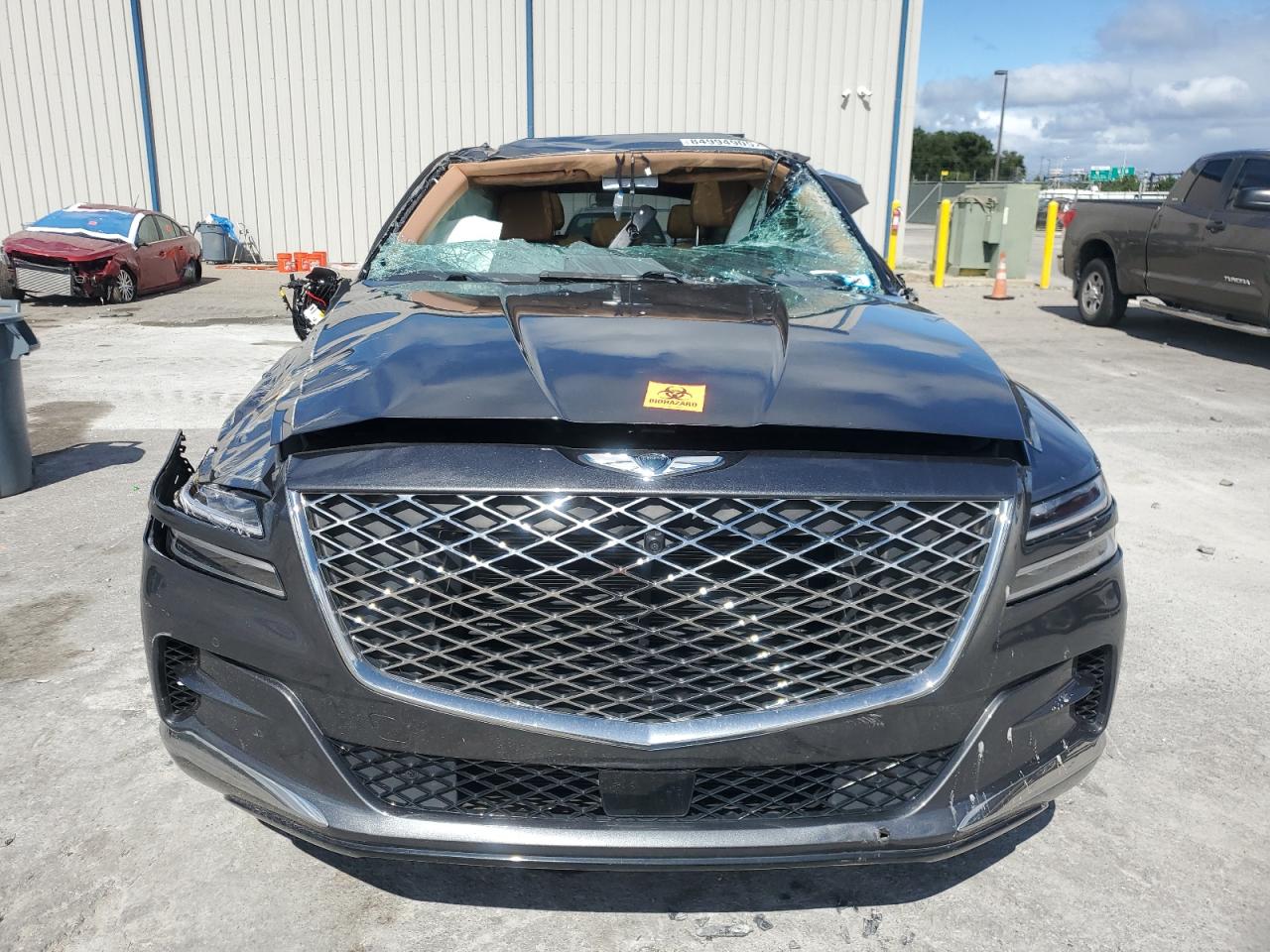 2023 Genesis Gv80 Base Gray vin: KMUHBDSB0PU110128