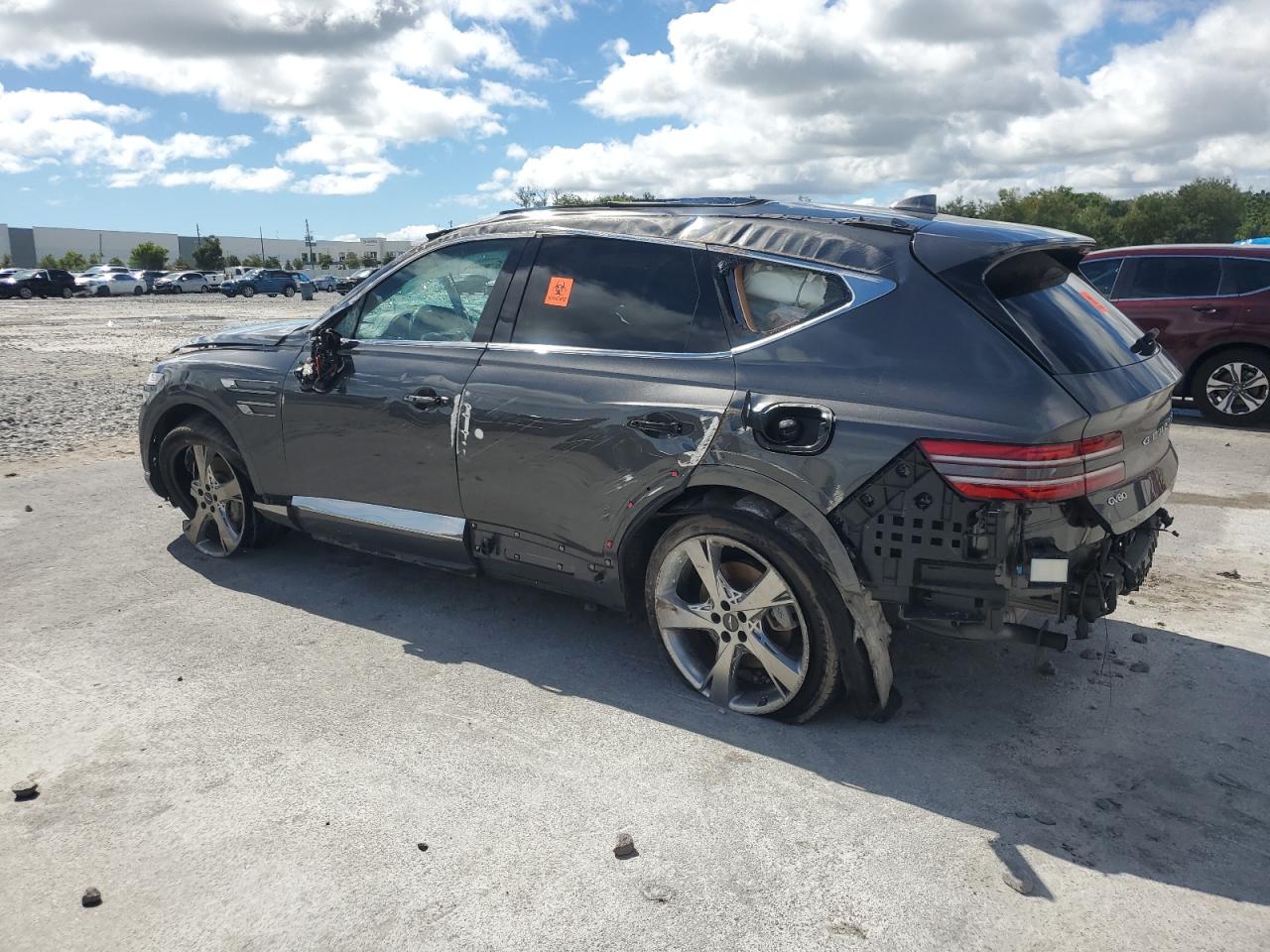 2023 Genesis Gv80 Base Gray vin: KMUHBDSB0PU110128