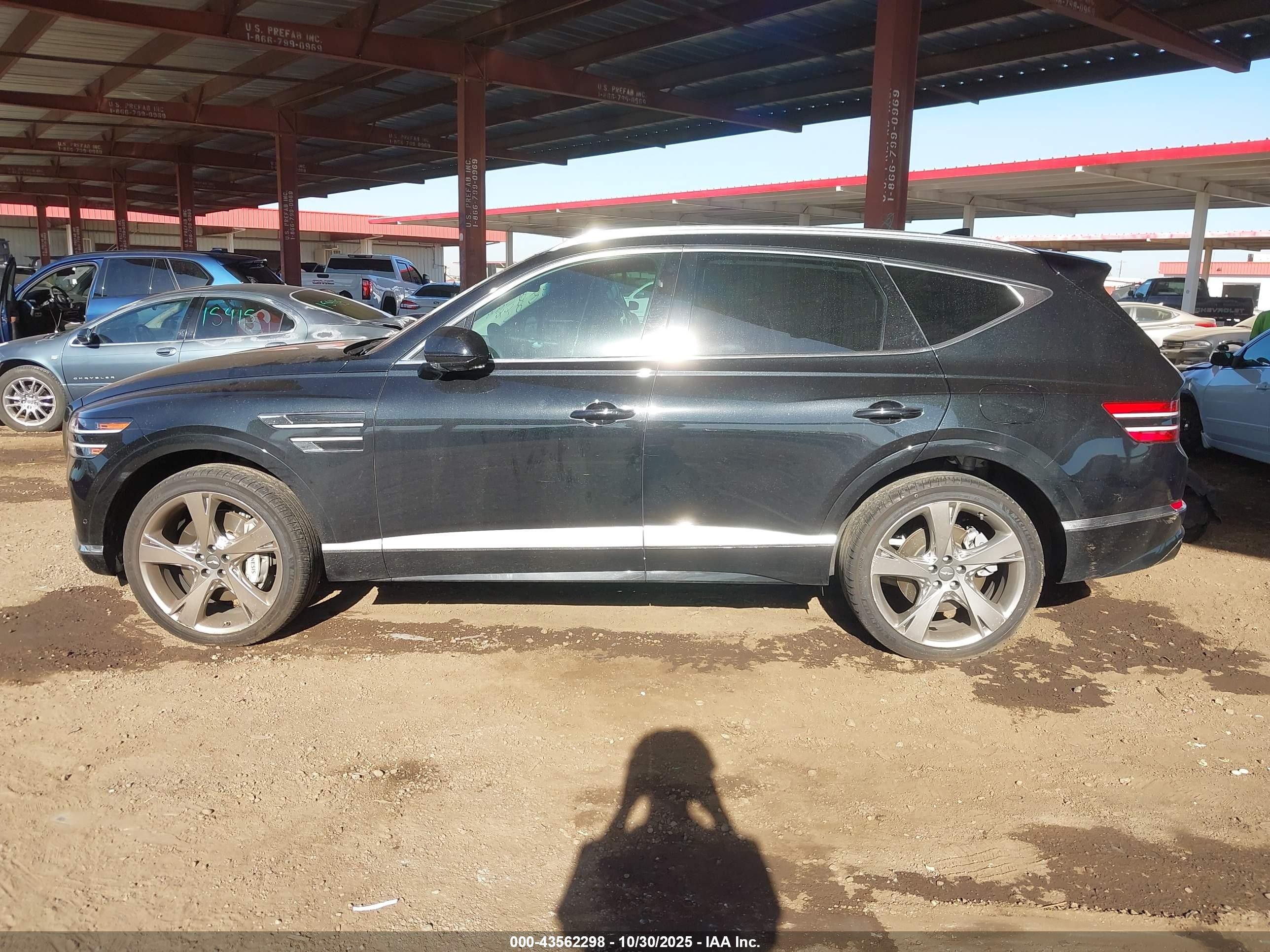 2023 Genesis Gv80 2.5t Awd Black vin: KMUHBDSB2PU119512