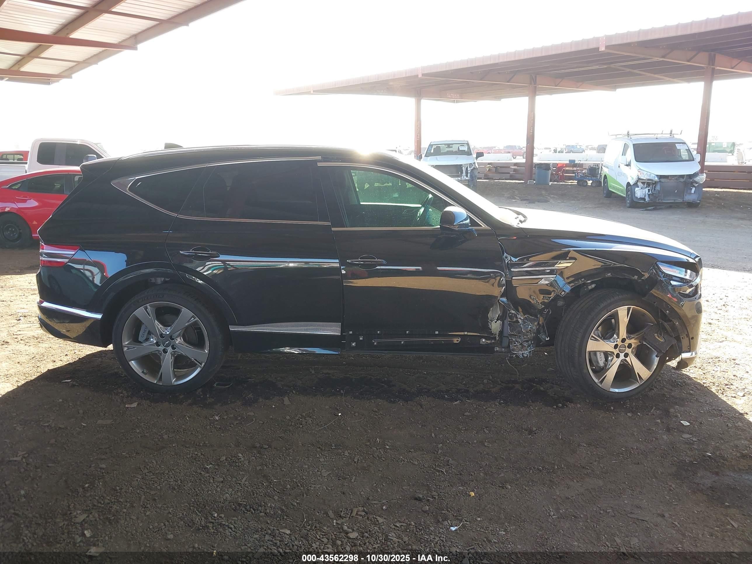 2023 Genesis Gv80 2.5t Awd Black vin: KMUHBDSB2PU119512