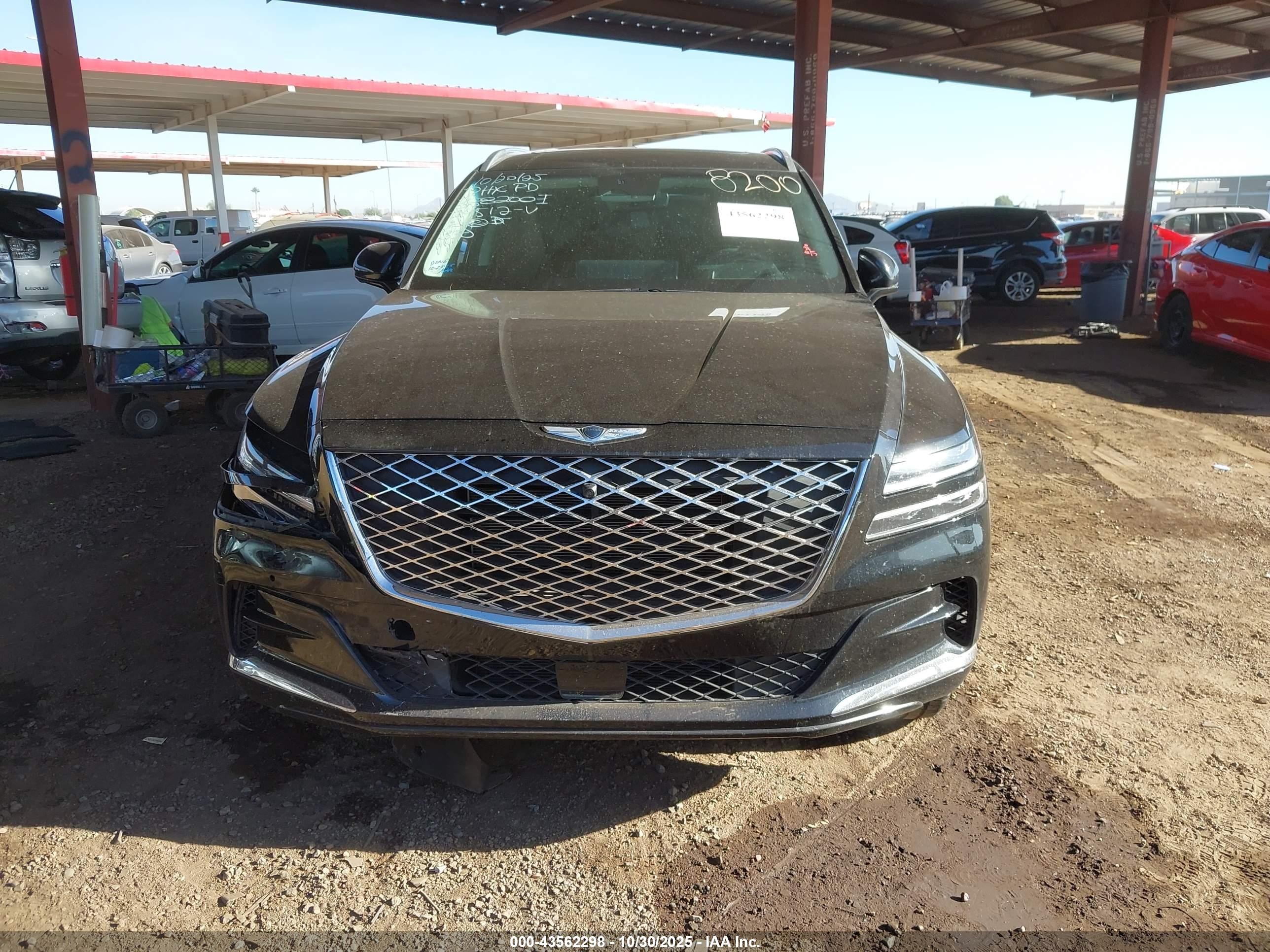 2023 Genesis Gv80 2.5t Awd Black vin: KMUHBDSB2PU119512