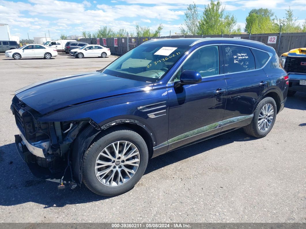 2024 Genesis Gv80 2.5t Awd Blue vin: KMUHBDSB5RU166570