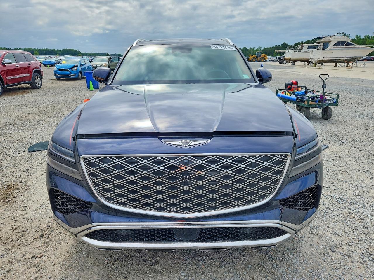 2025 Genesis Gv80 Advanced Синий vin: KMUHBESB6SU281223