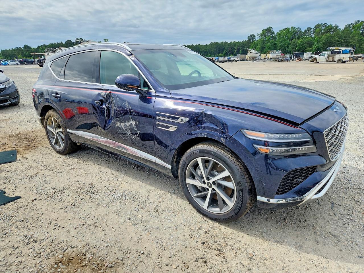 2025 Genesis Gv80 Advanced Синий vin: KMUHBESB6SU281223