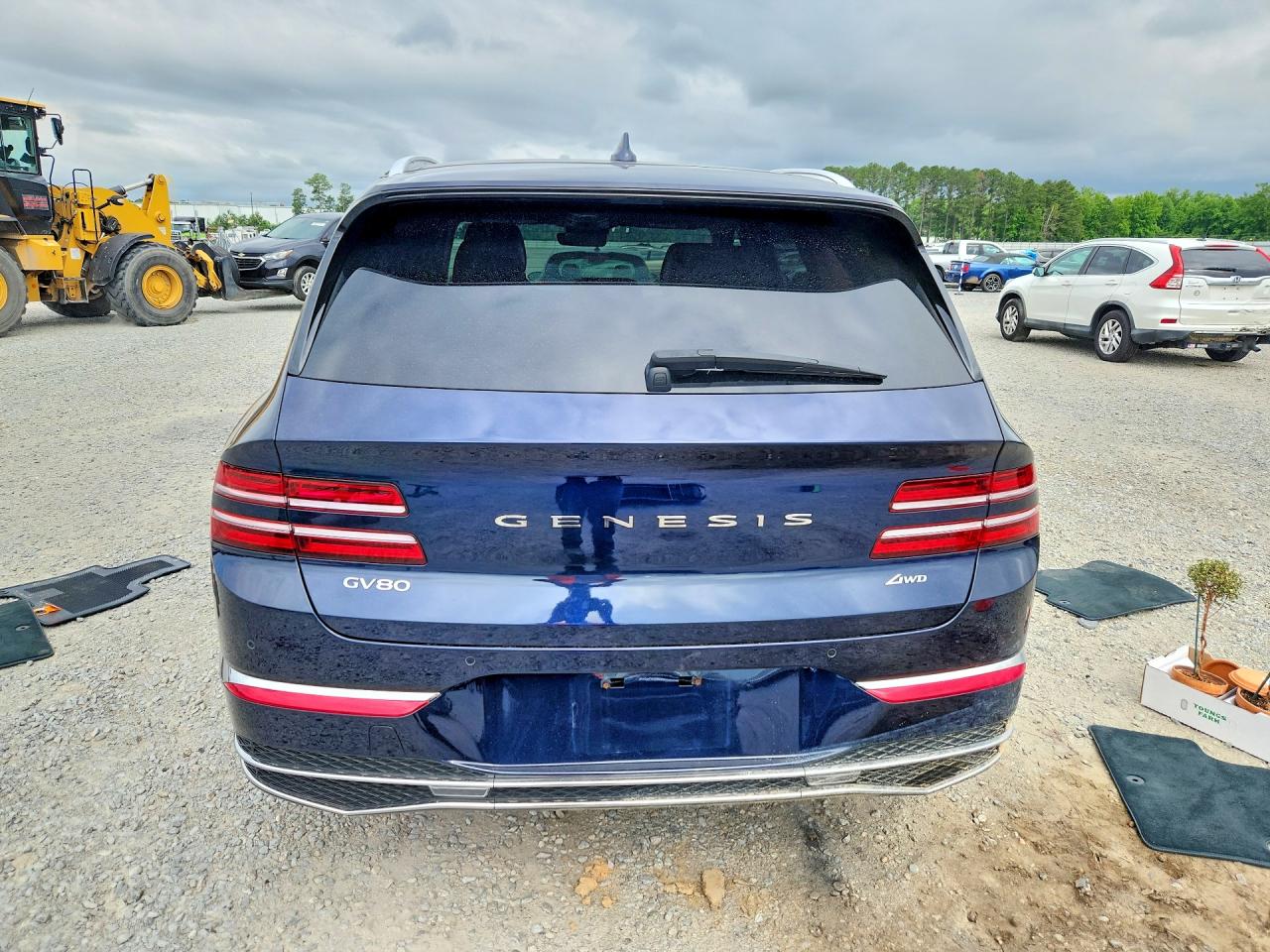 2025 Genesis Gv80 Advanced Синий vin: KMUHBESB6SU281223