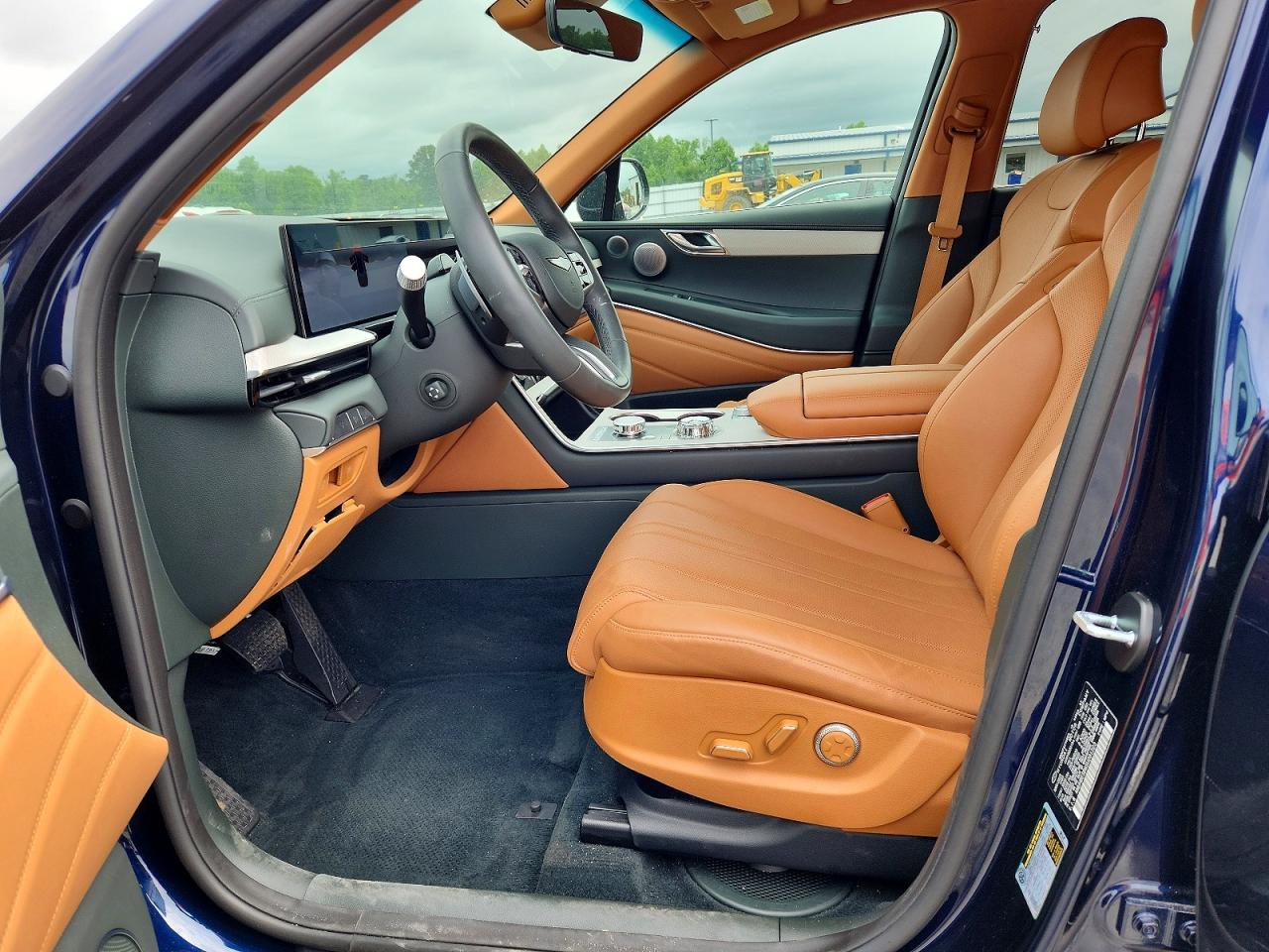 2025 Genesis Gv80 Advanced Синий vin: KMUHBESB6SU281223