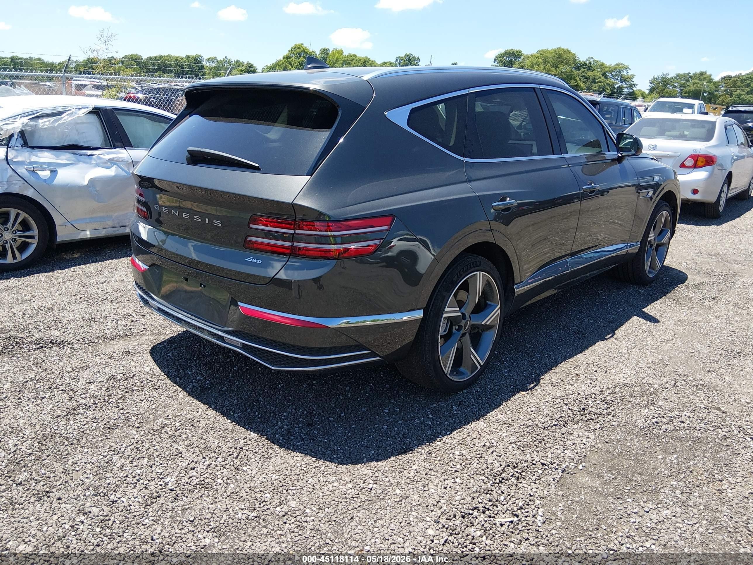 2025 Genesis Gv80 2.5t Prestige Awd Серый vin: KMUHCESB1SU254508