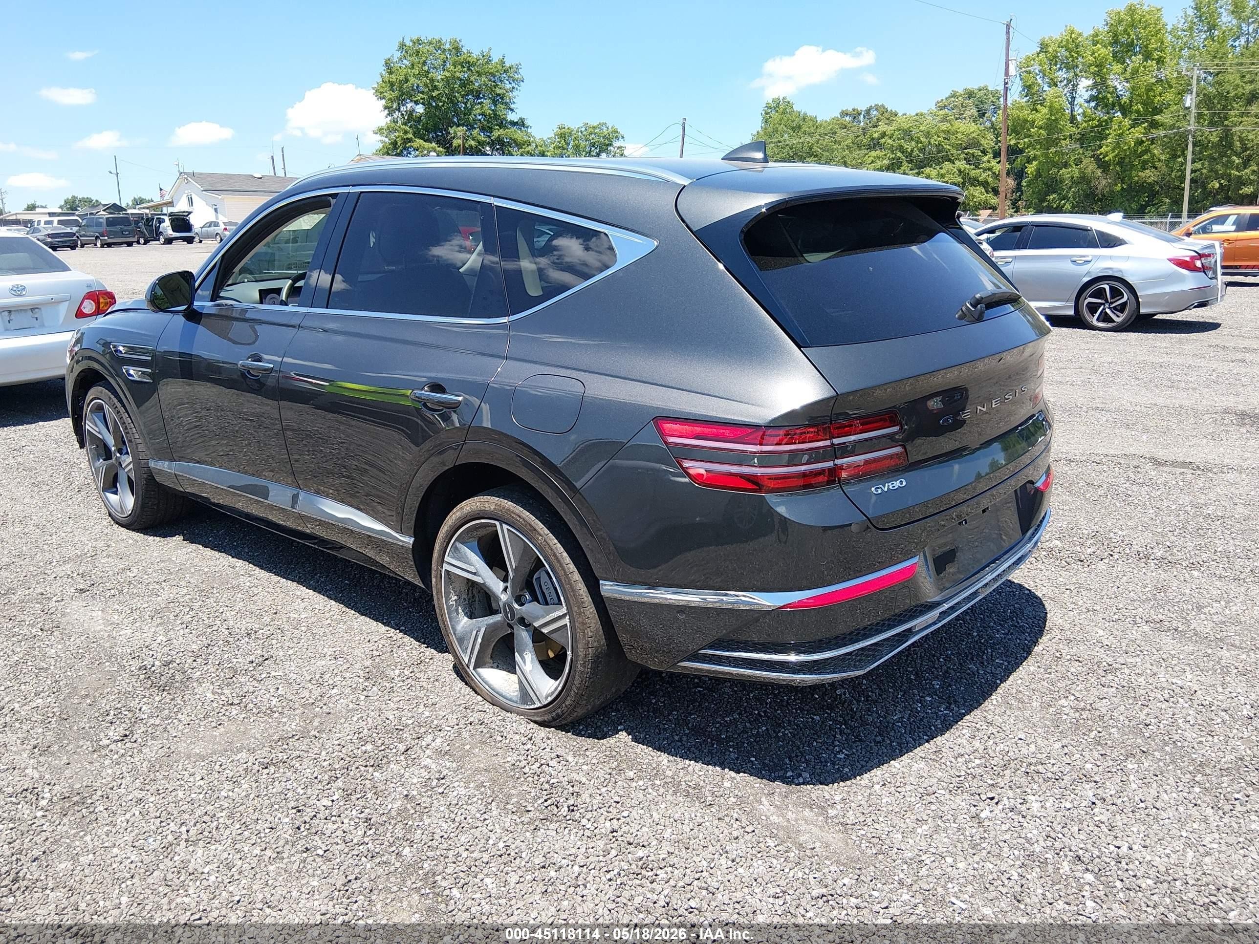 2025 Genesis Gv80 2.5t Prestige Awd Серый vin: KMUHCESB1SU254508
