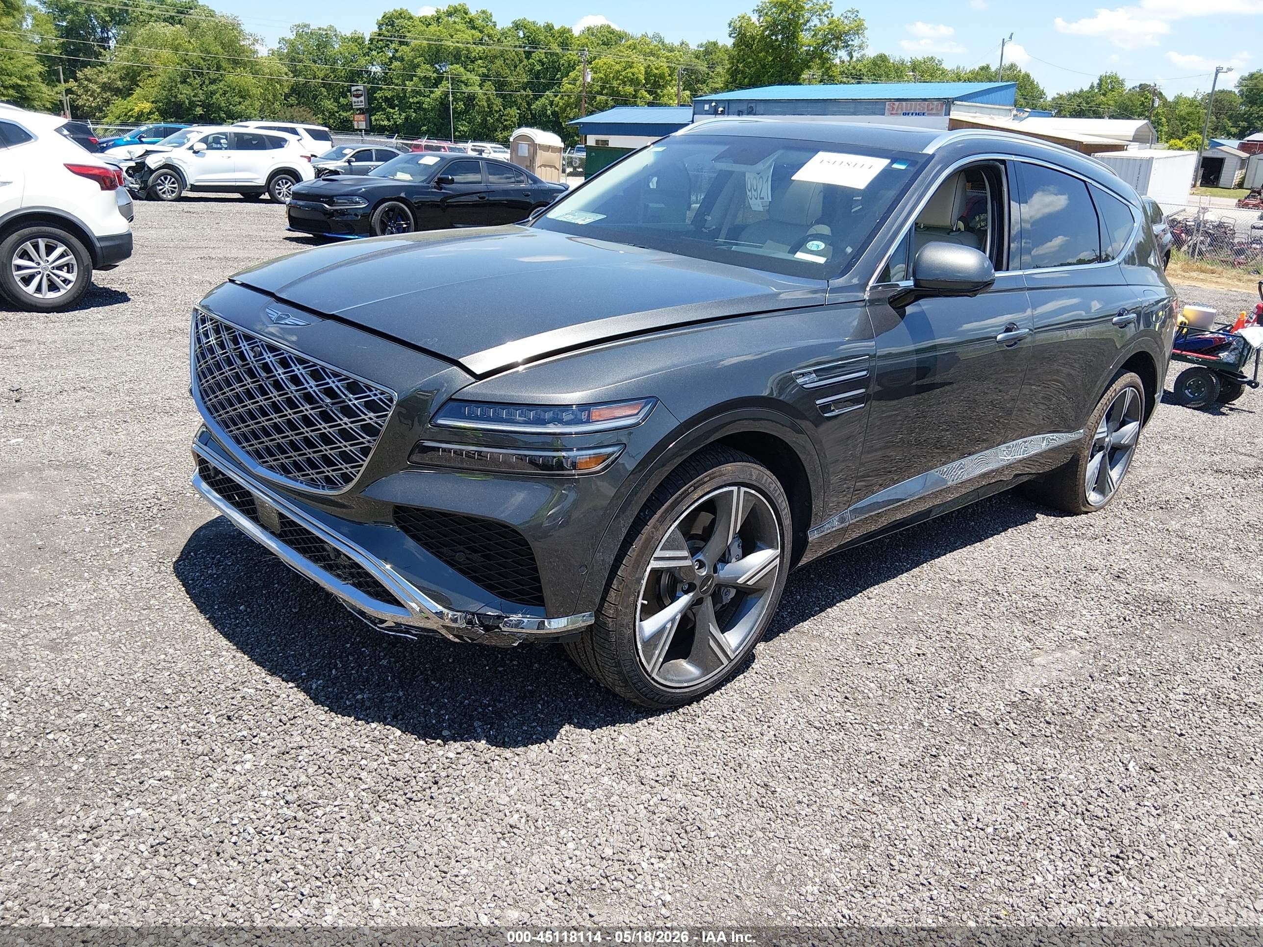 2025 Genesis Gv80 2.5t Prestige Awd Серый vin: KMUHCESB1SU254508