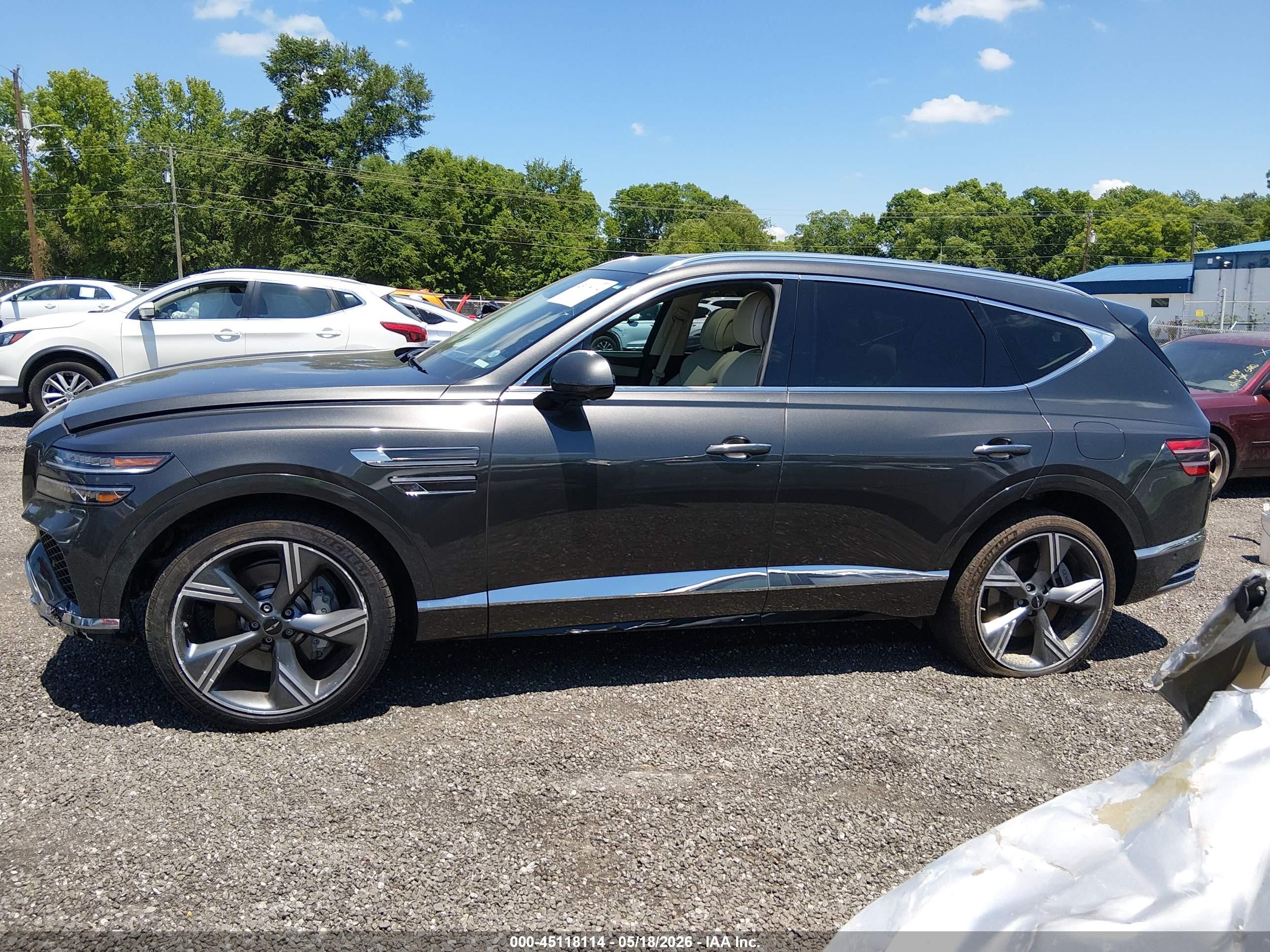 2025 Genesis Gv80 2.5t Prestige Awd Серый vin: KMUHCESB1SU254508