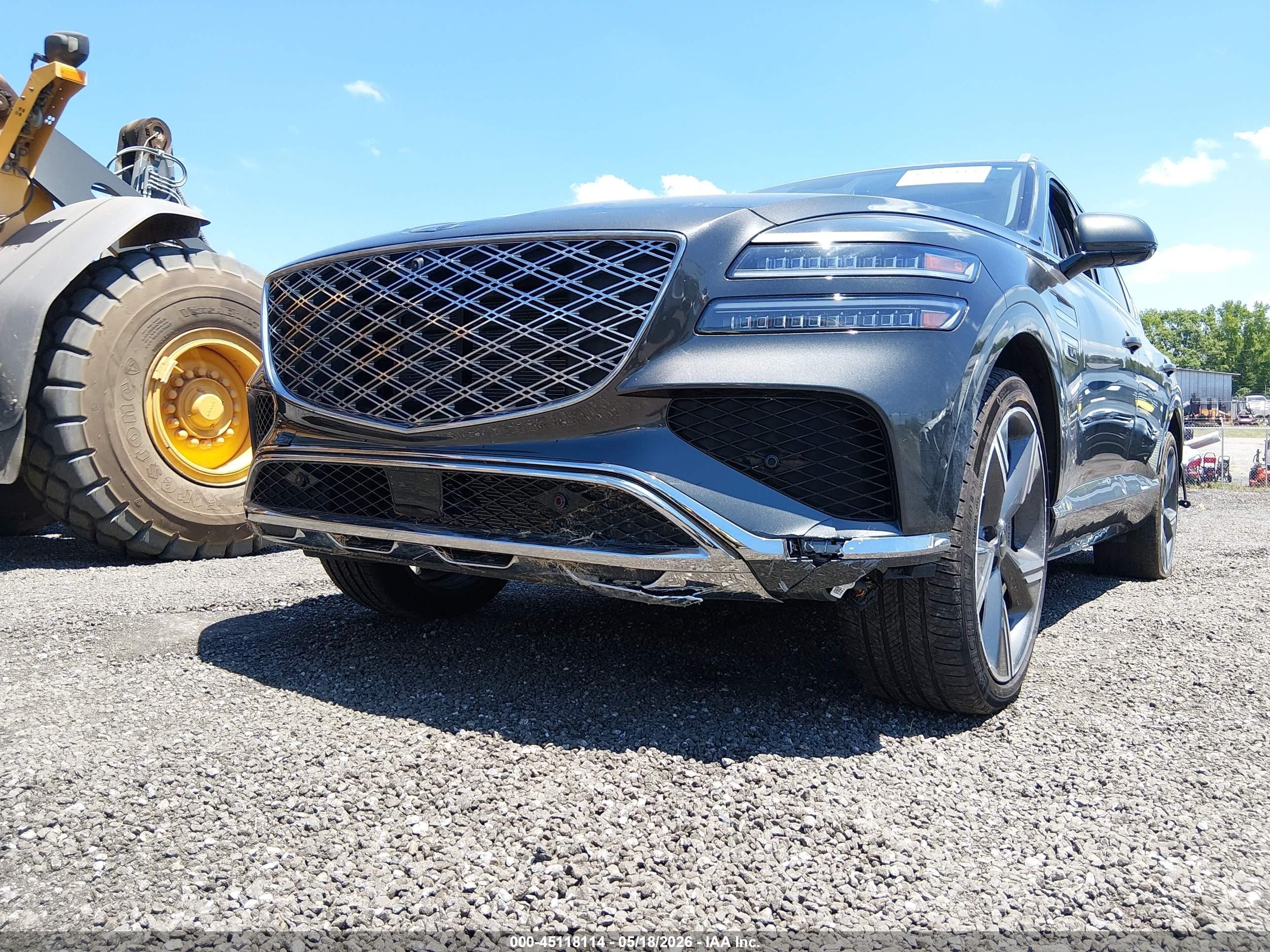 2025 Genesis Gv80 2.5t Prestige Awd Серый vin: KMUHCESB1SU254508