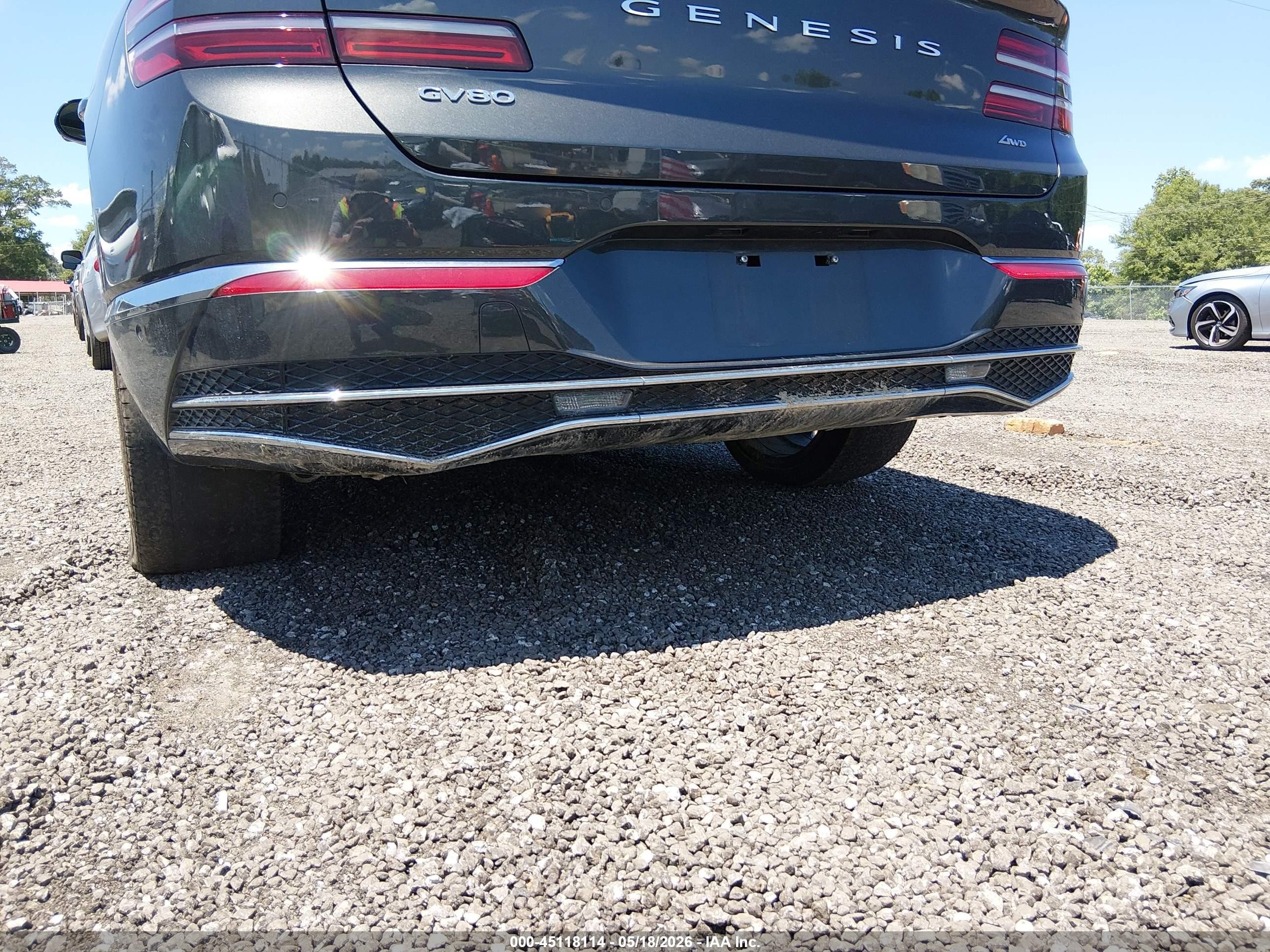 2025 Genesis Gv80 2.5t Prestige Awd Серый vin: KMUHCESB1SU254508