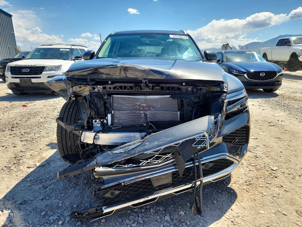 2026 Genesis Gv80 Prestige Gray vin: KMUHCESB6TU299333