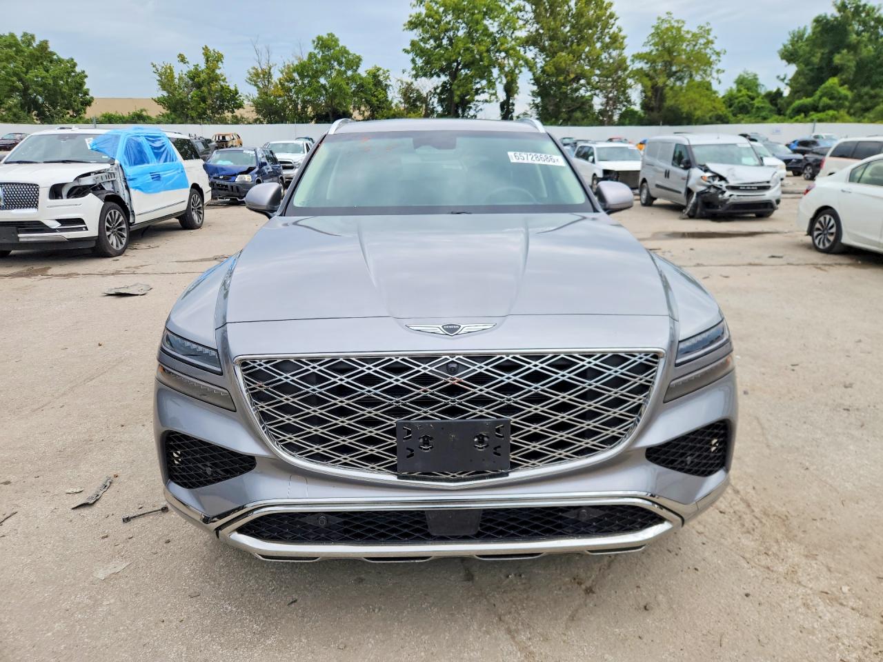 2025 Genesis Gv80 Prestige Серебряный vin: KMUHCESB7SU251810