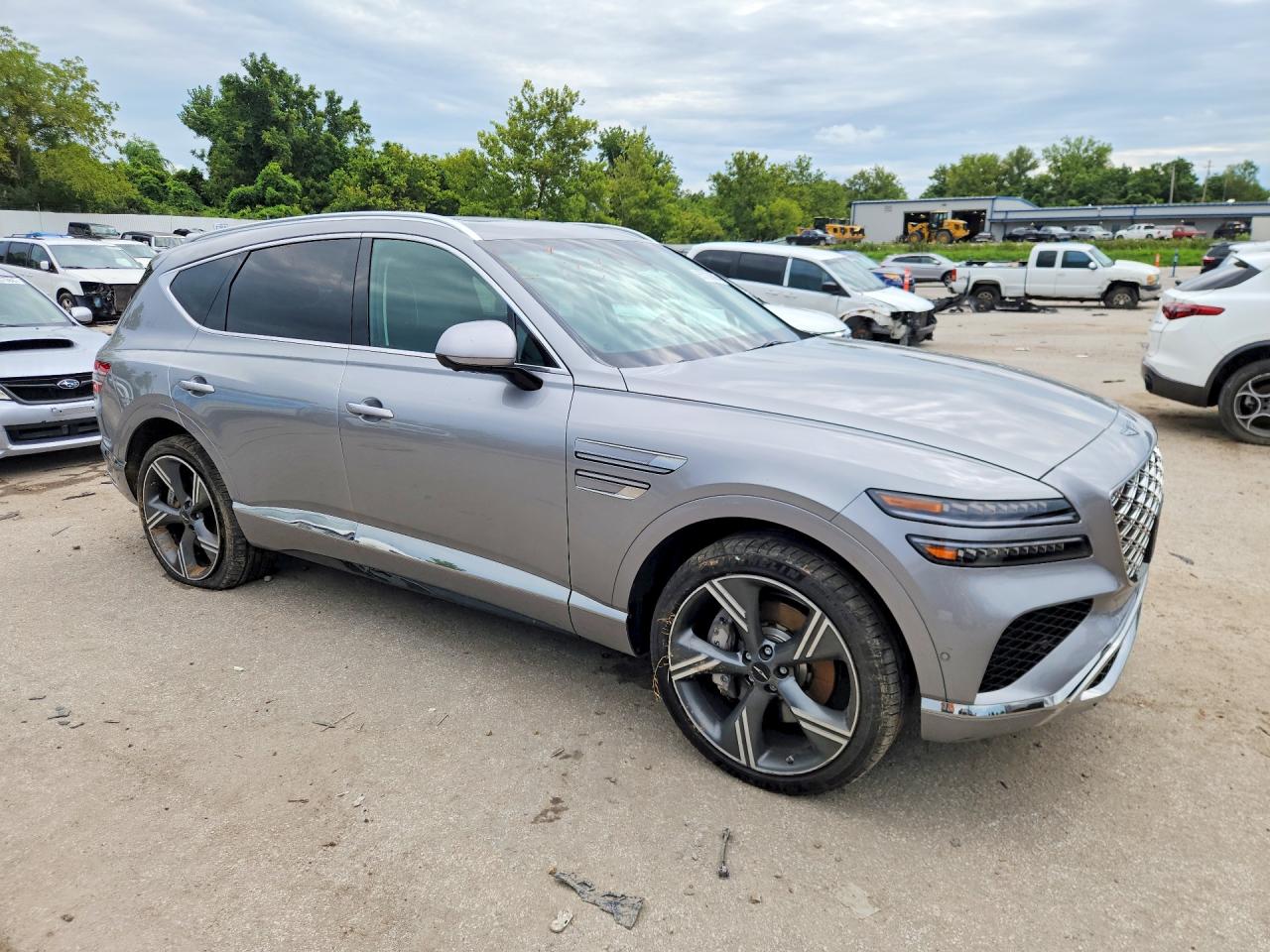 2025 Genesis Gv80 Prestige Серебряный vin: KMUHCESB7SU251810