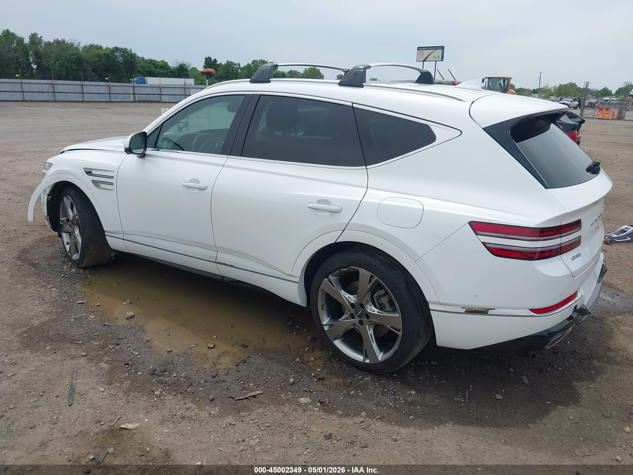 2022 Genesis Gv80 3.5t Awd White vin: KMUHCESC0NU101230