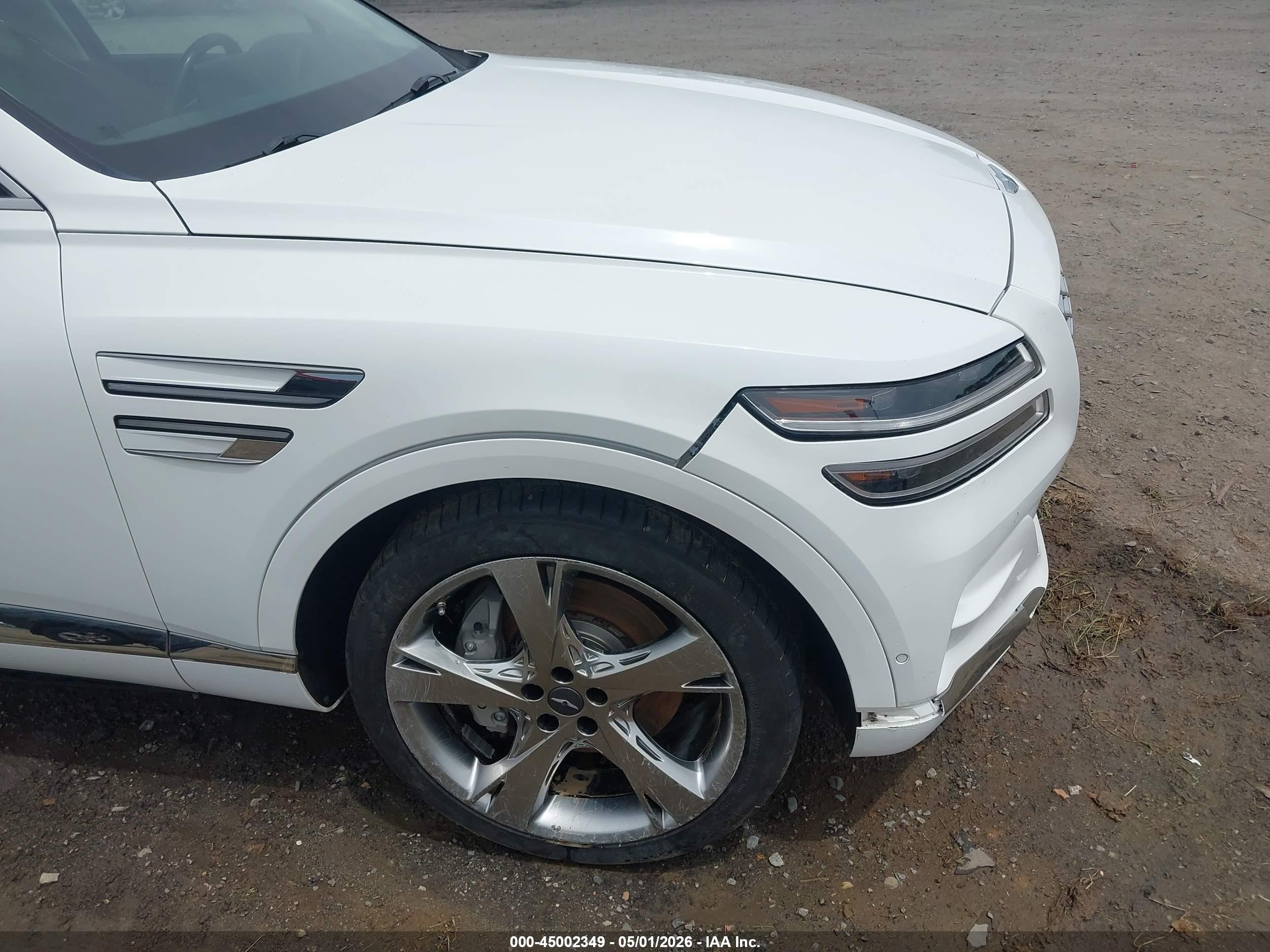 2022 Genesis Gv80 3.5t Awd White vin: KMUHCESC0NU101230
