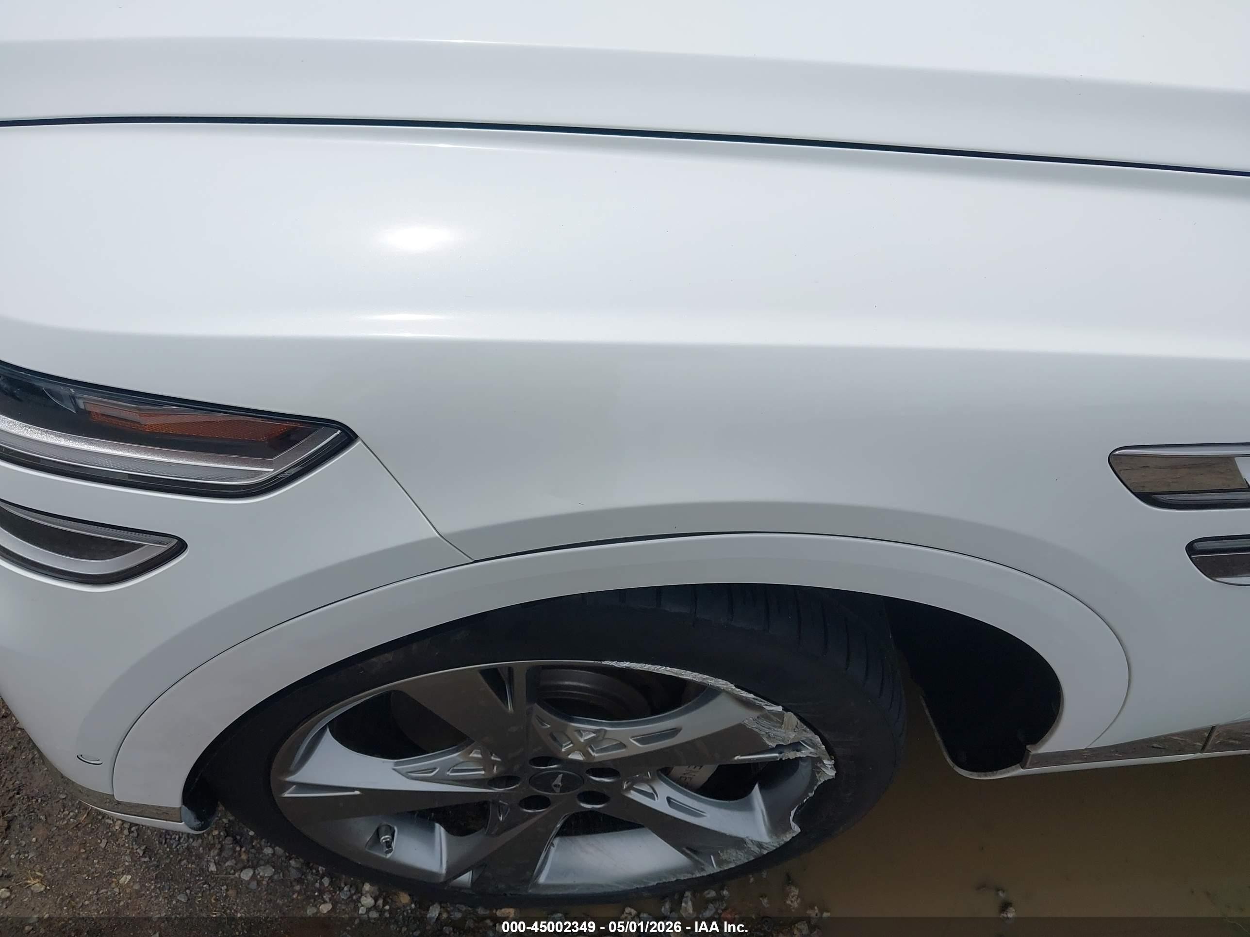 2022 Genesis Gv80 3.5t Awd White vin: KMUHCESC0NU101230