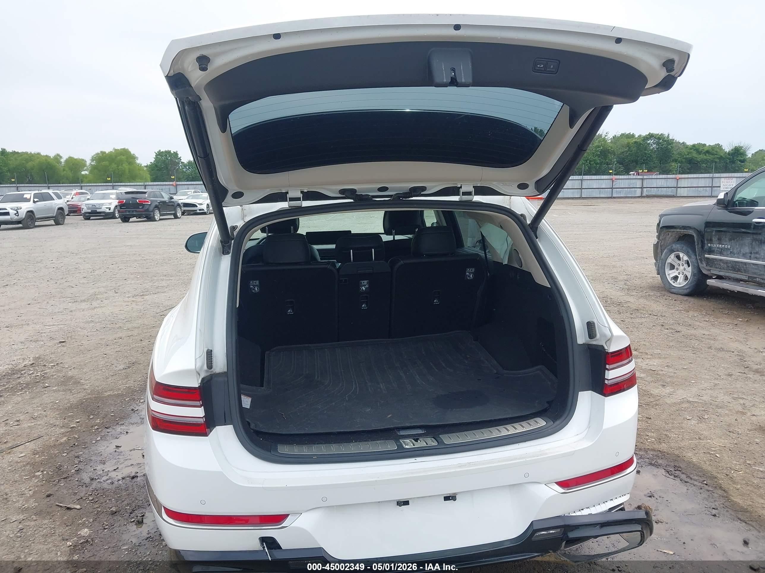 2022 Genesis Gv80 3.5t Awd White vin: KMUHCESC0NU101230