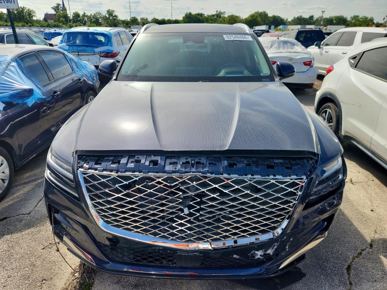 2024 Genesis Gv80 3.5t Blue vin: KMUHCESC2RU150712