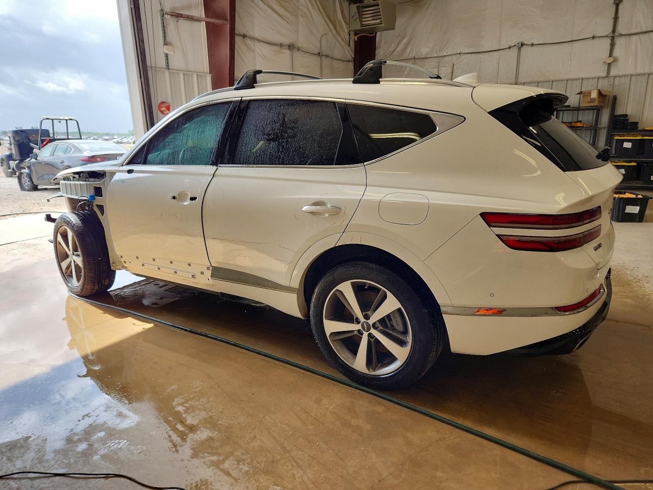 2024 Genesis Gv80 3.5t White vin: KMUHCESC2RU177960