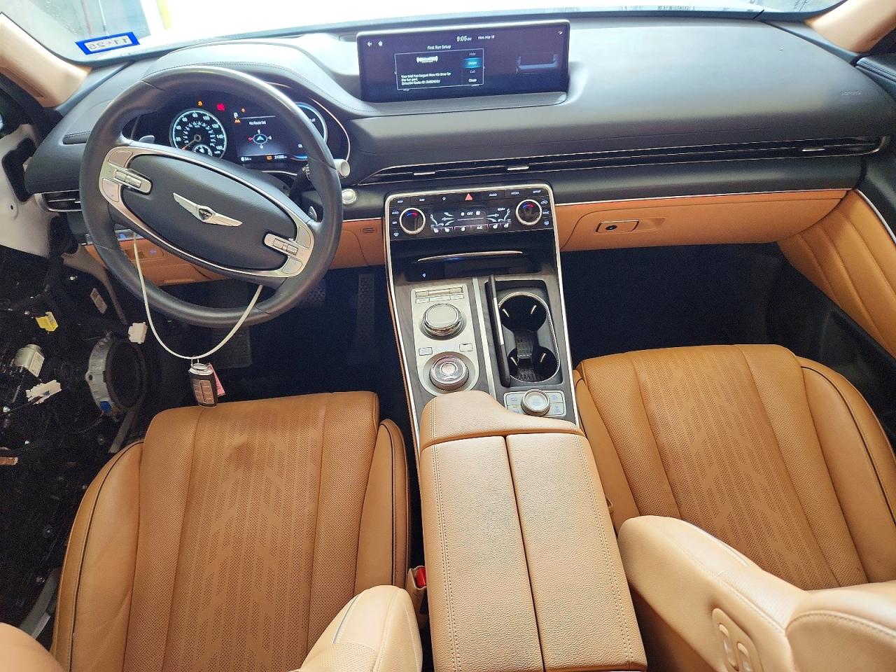 2024 Genesis Gv80 3.5t White vin: KMUHCESC2RU177960