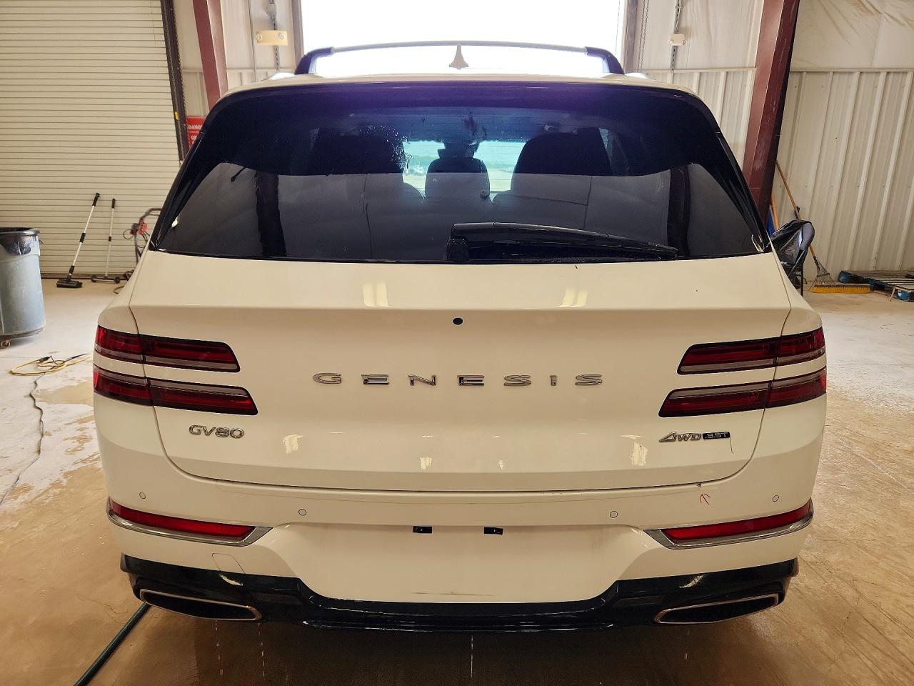 2024 Genesis Gv80 3.5t White vin: KMUHCESC2RU177960