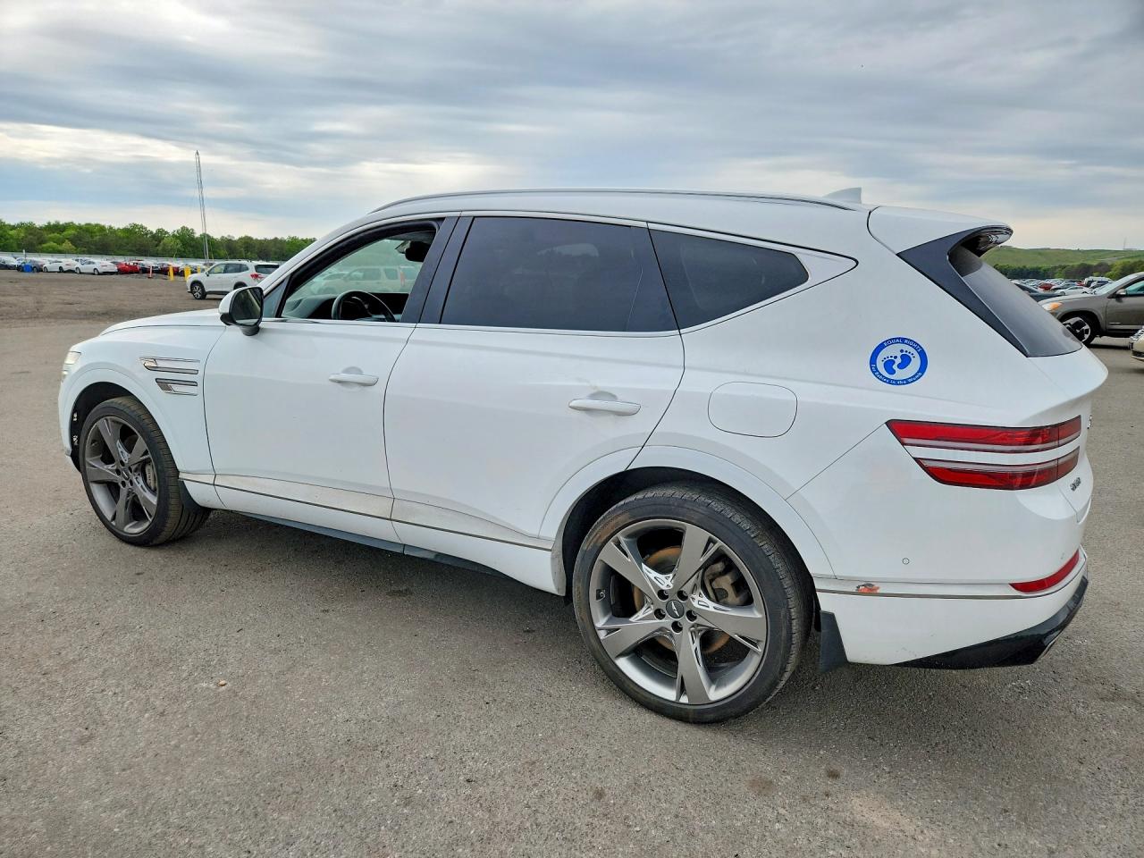 2022 Genesis Gv80 3.5t White vin: KMUHCESC3NU082317