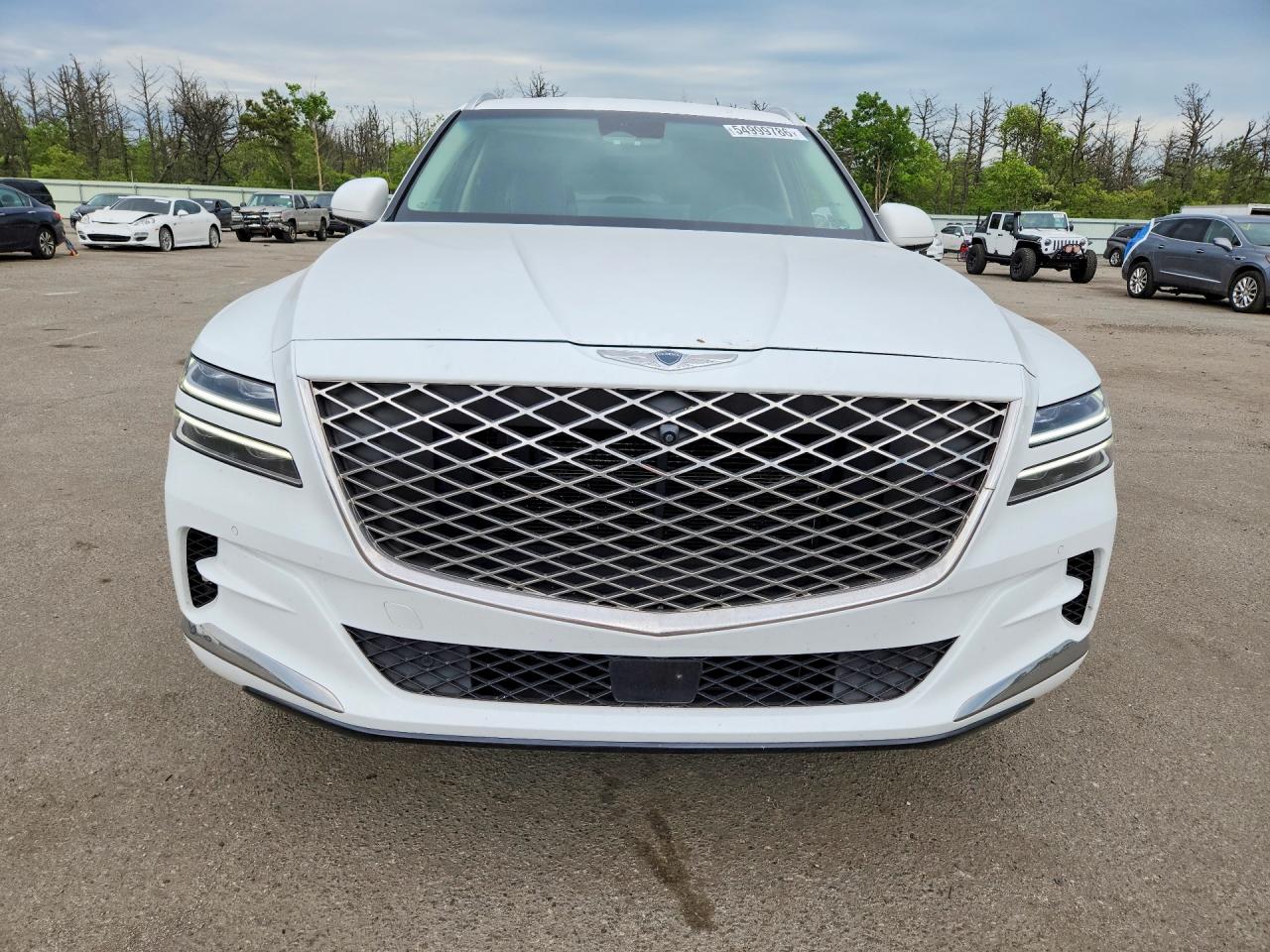 2022 Genesis Gv80 3.5t White vin: KMUHCESC3NU082317