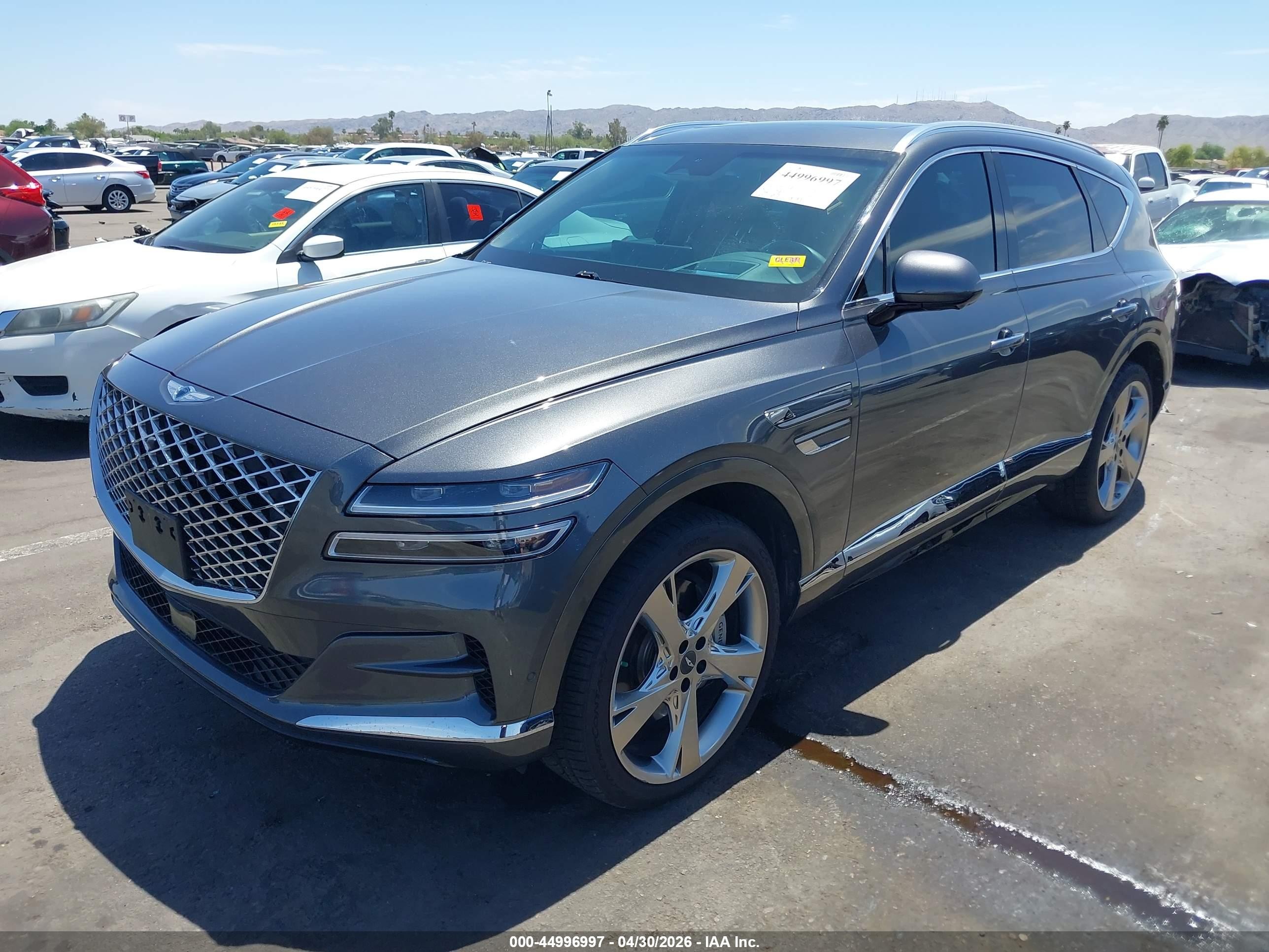2023 Genesis Gv80 3.5t Awd Gray vin: KMUHCESC4PU113948