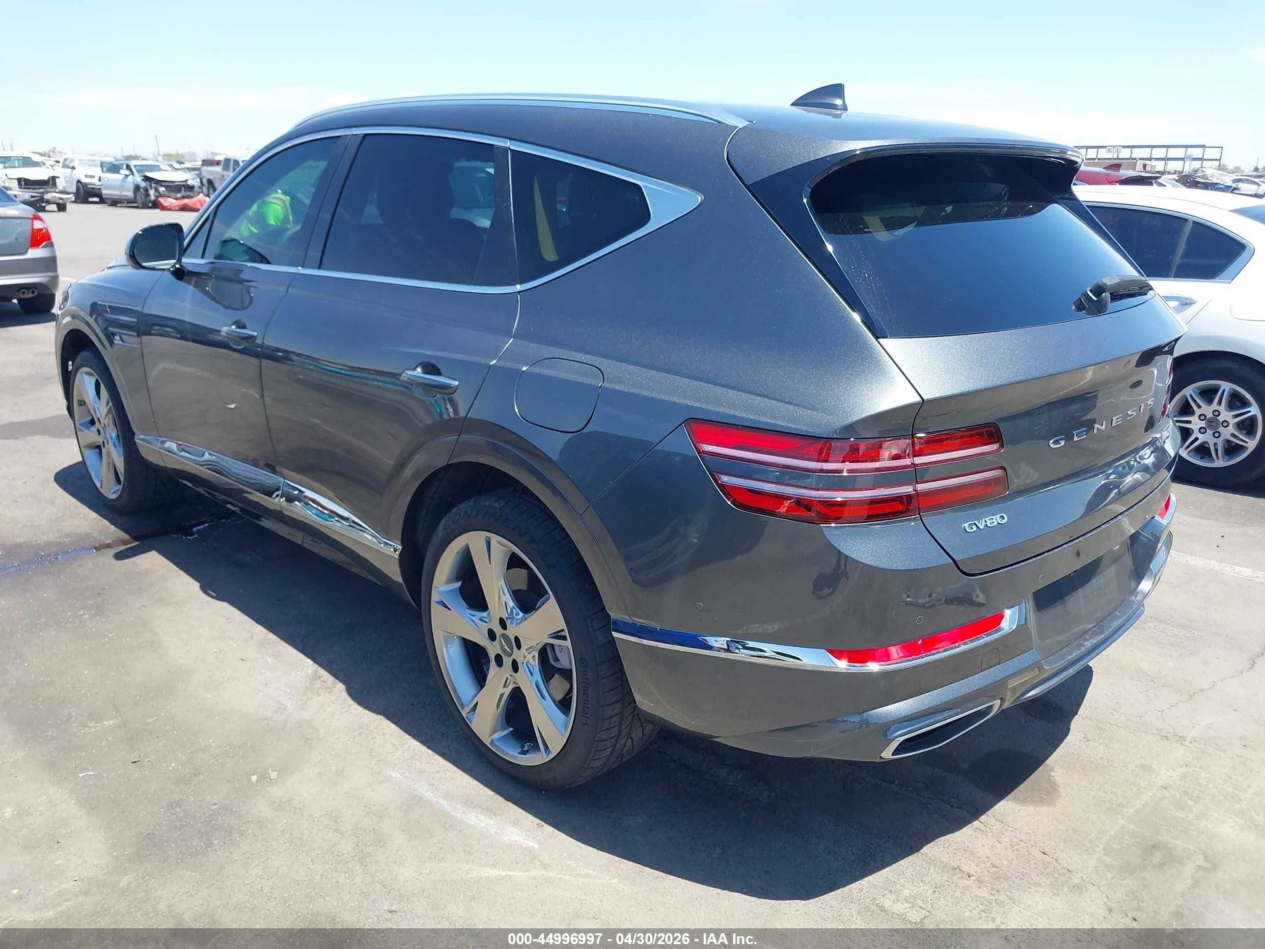 2023 Genesis Gv80 3.5t Awd Gray vin: KMUHCESC4PU113948