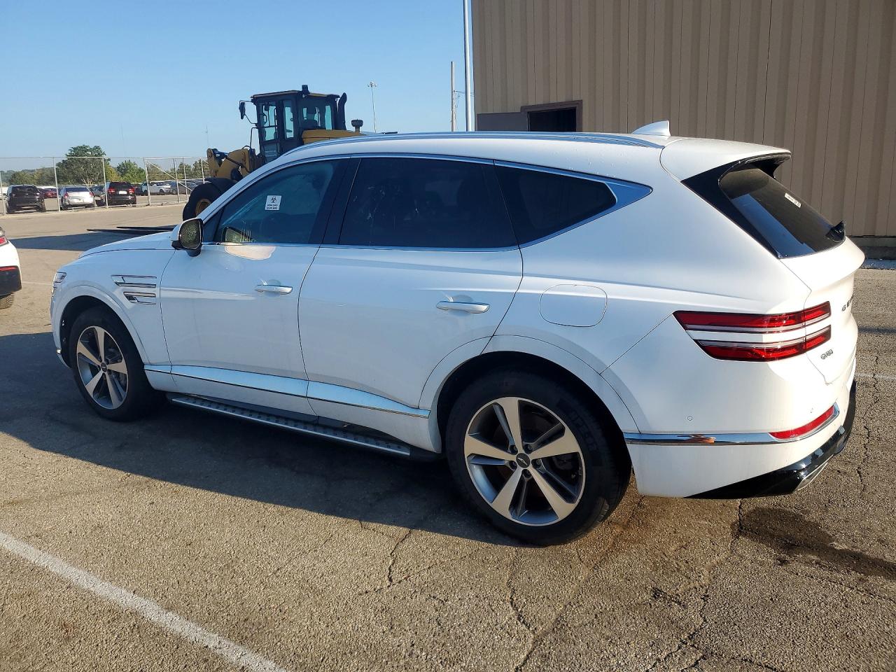 2021 Genesis Gv80 3.5t Advanced+ White vin: KMUHCESC7MU064563