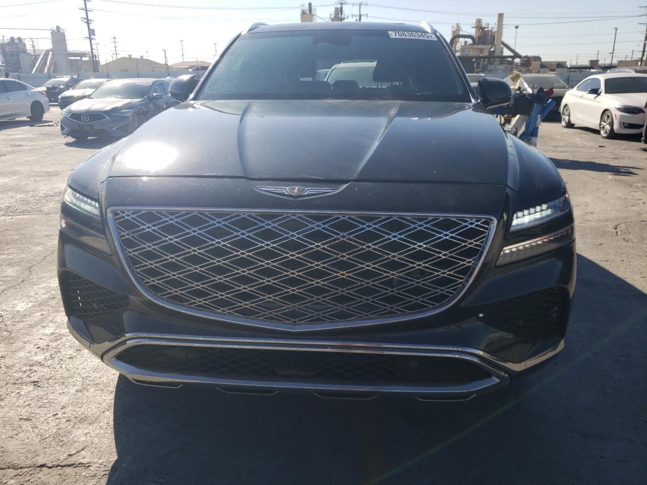 2025 Genesis Gv80 Prestige Черный vin: KMUHEESC3SU238815