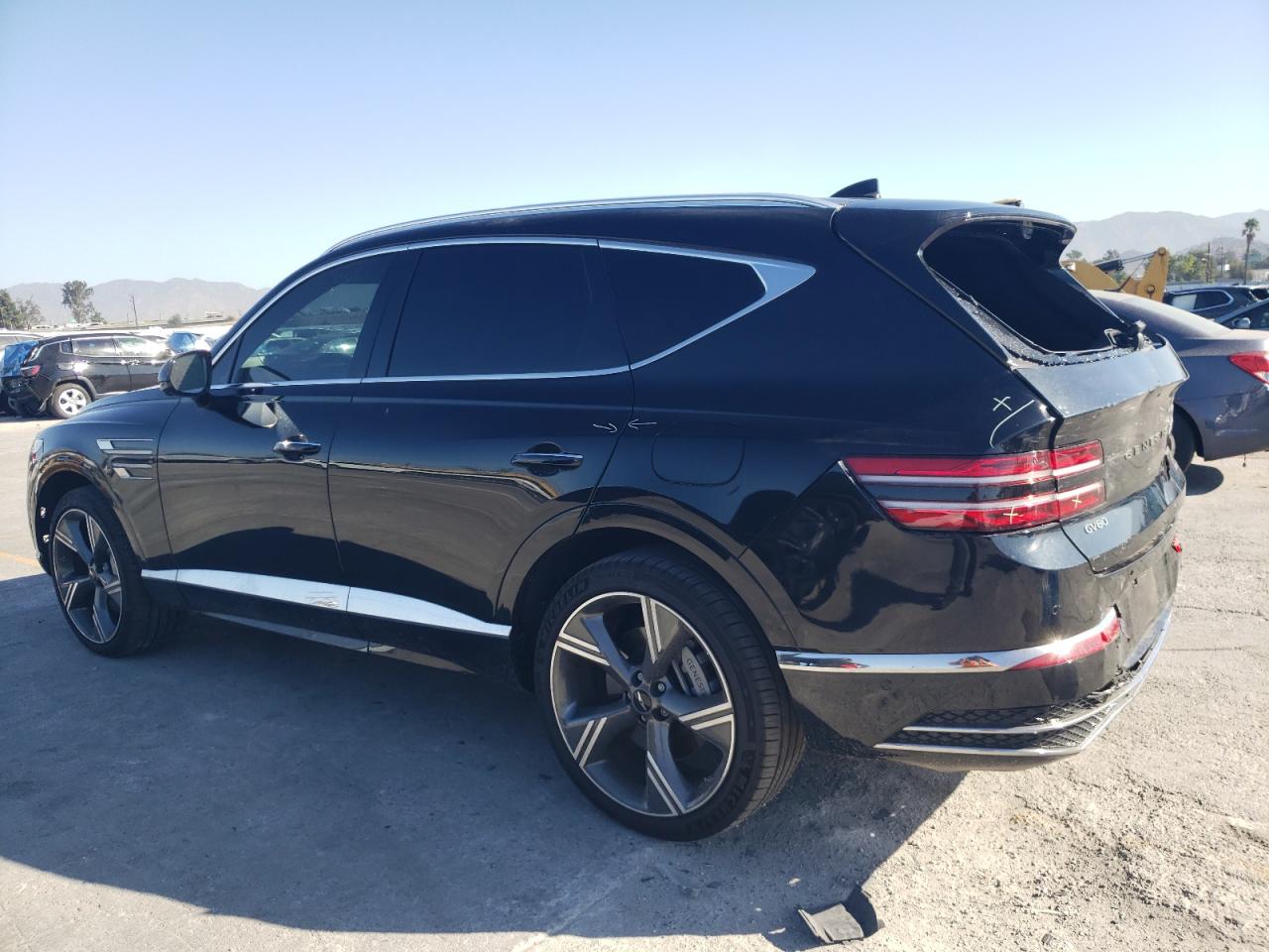 2025 Genesis Gv80 Prestige Черный vin: KMUHEESC3SU238815