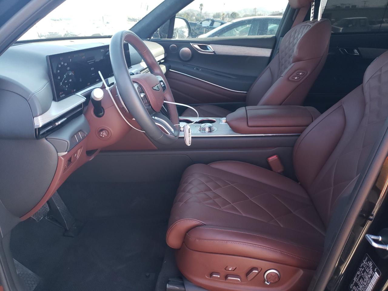 2025 Genesis Gv80 Prestige Черный vin: KMUHEESC3SU238815