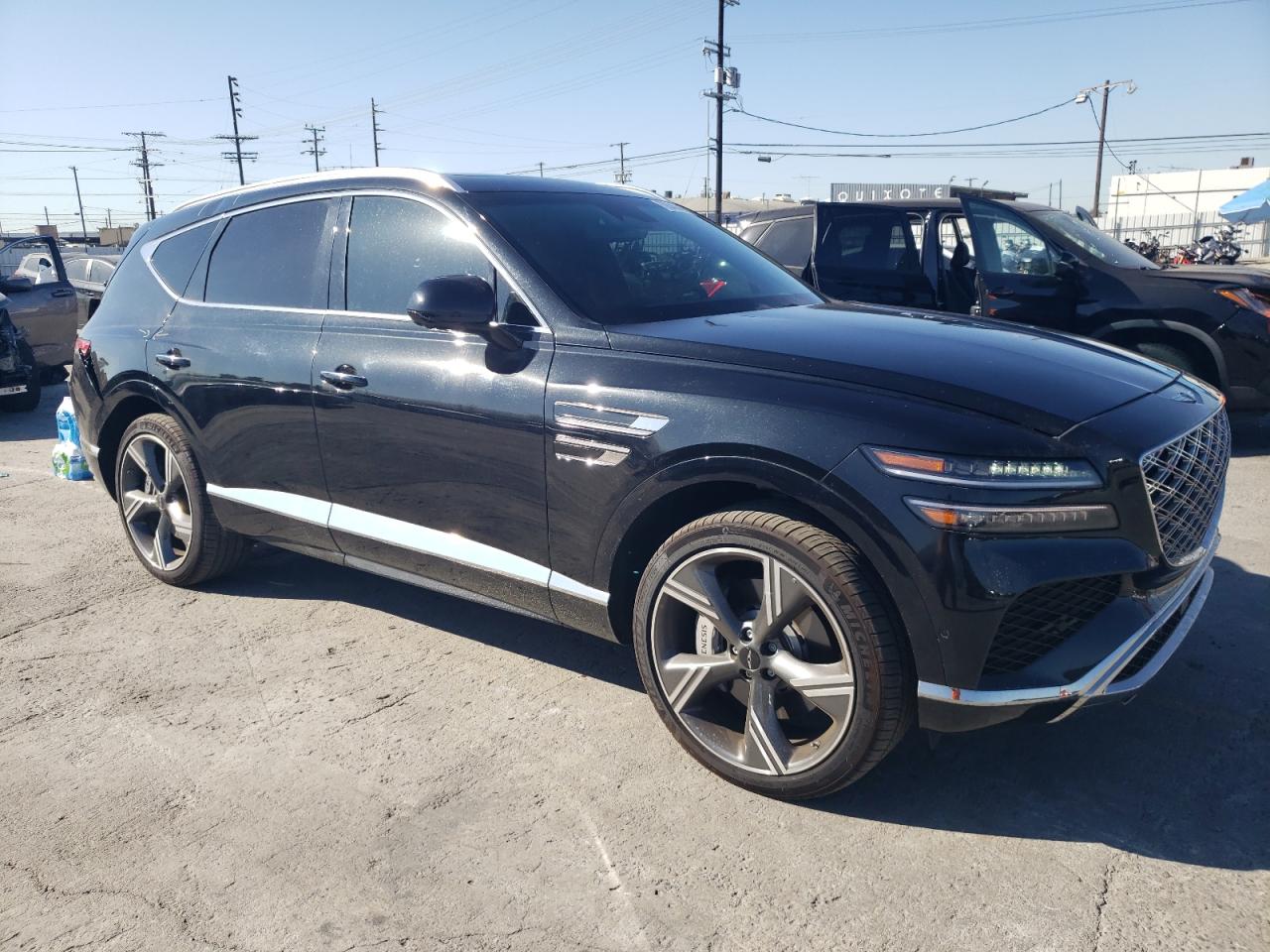 2025 Genesis Gv80 Prestige Черный vin: KMUHEESC3SU238815