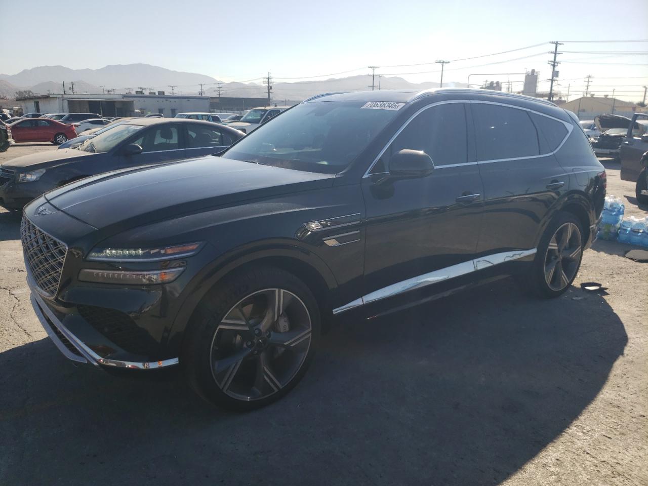 2025 Genesis Gv80 Prestige Черный vin: KMUHEESC3SU238815