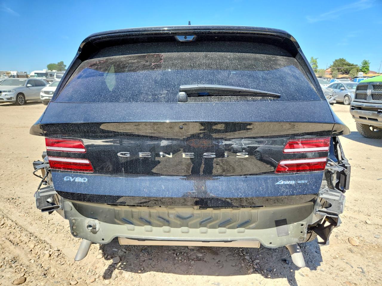 2025 Genesis Gv80 Prestige Black vin: KMUHEESC5SU260458