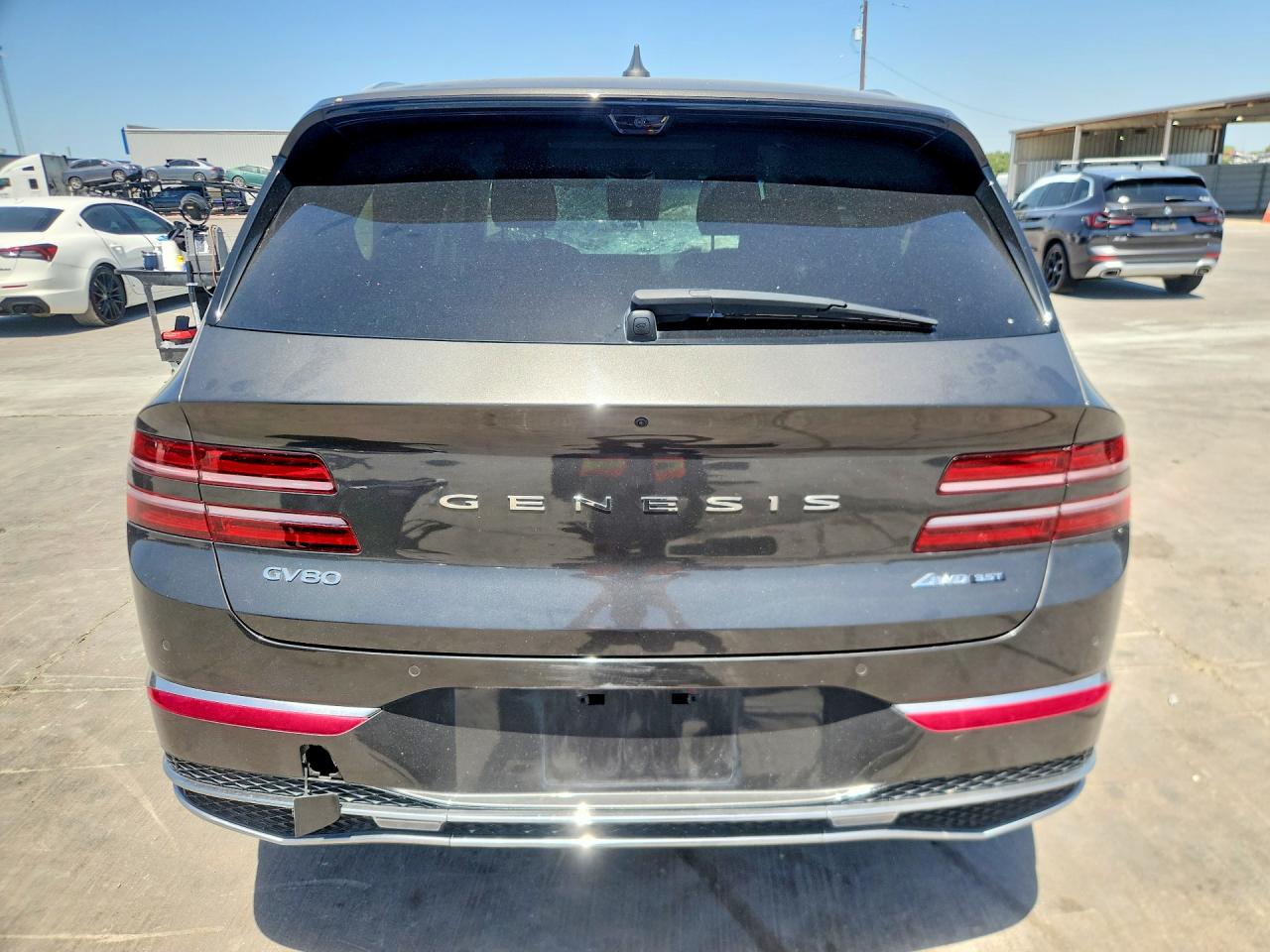 2025 Genesis Gv80 Prestige Gray vin: KMUHEESC7SU227297