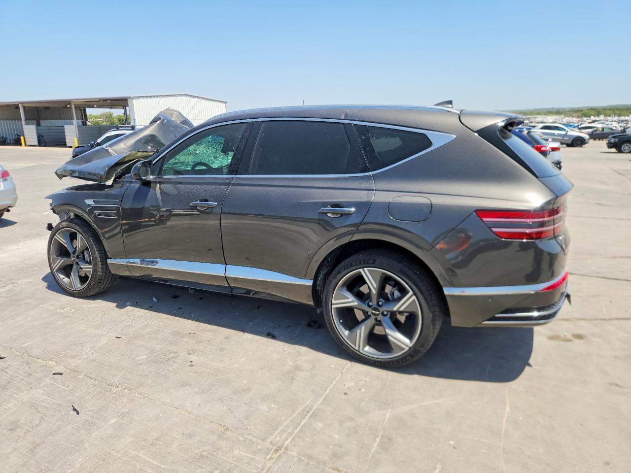 2025 Genesis Gv80 Prestige Gray vin: KMUHEESC7SU227297