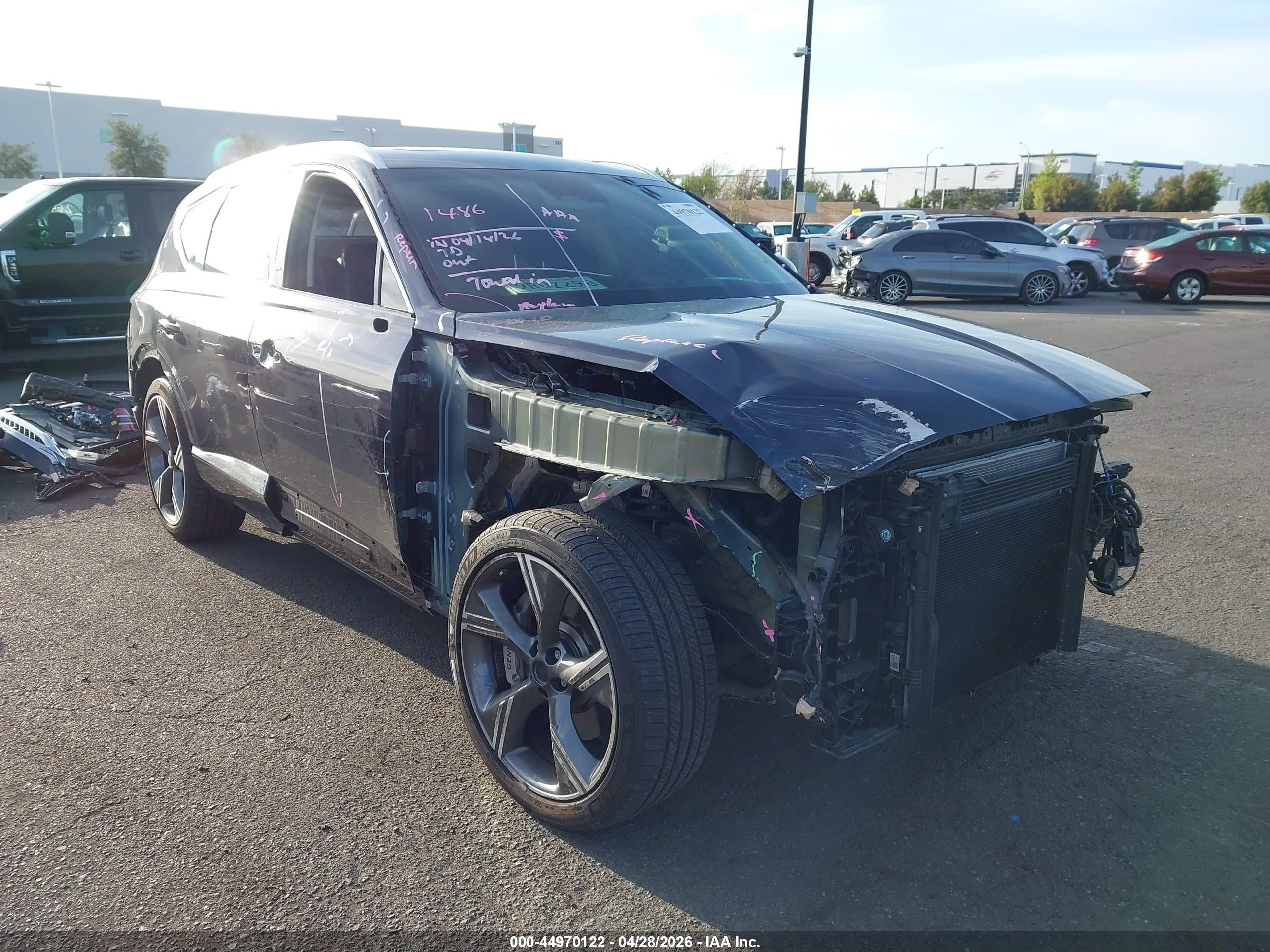 2025 Genesis Gv80 3.5t Prestige Awd Dark Blue vin: KMUHEESCXSU254221