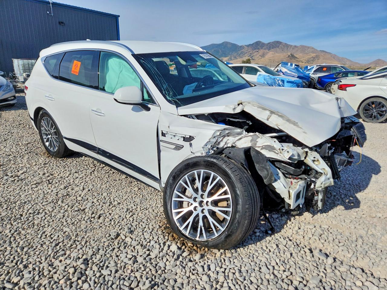 2026 Genesis Gv80 Base White vin: KMUHFESB2TU323635