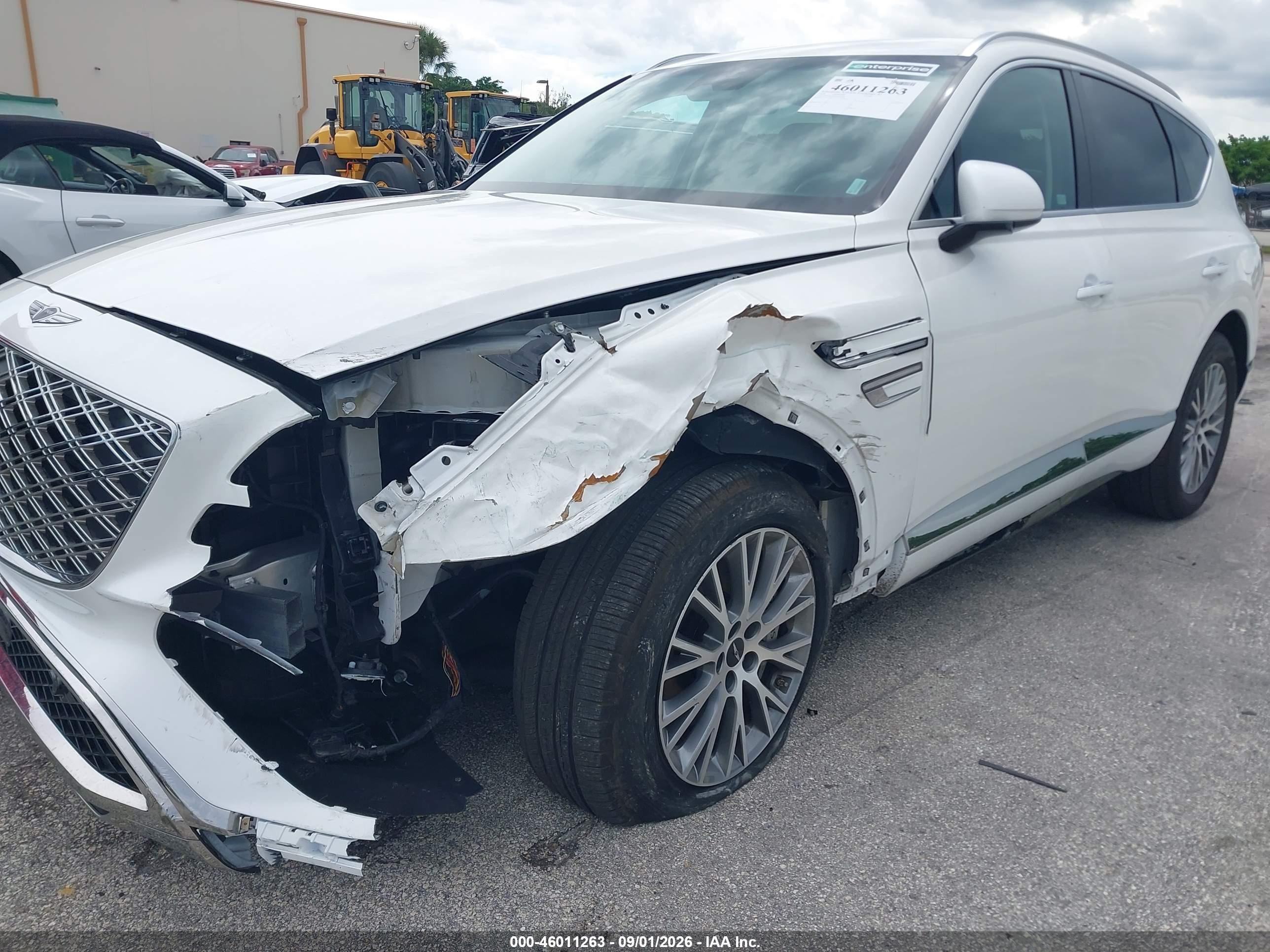 2026 Genesis Gv80 2.5t Awd White vin: KMUHFESB7TU329348
