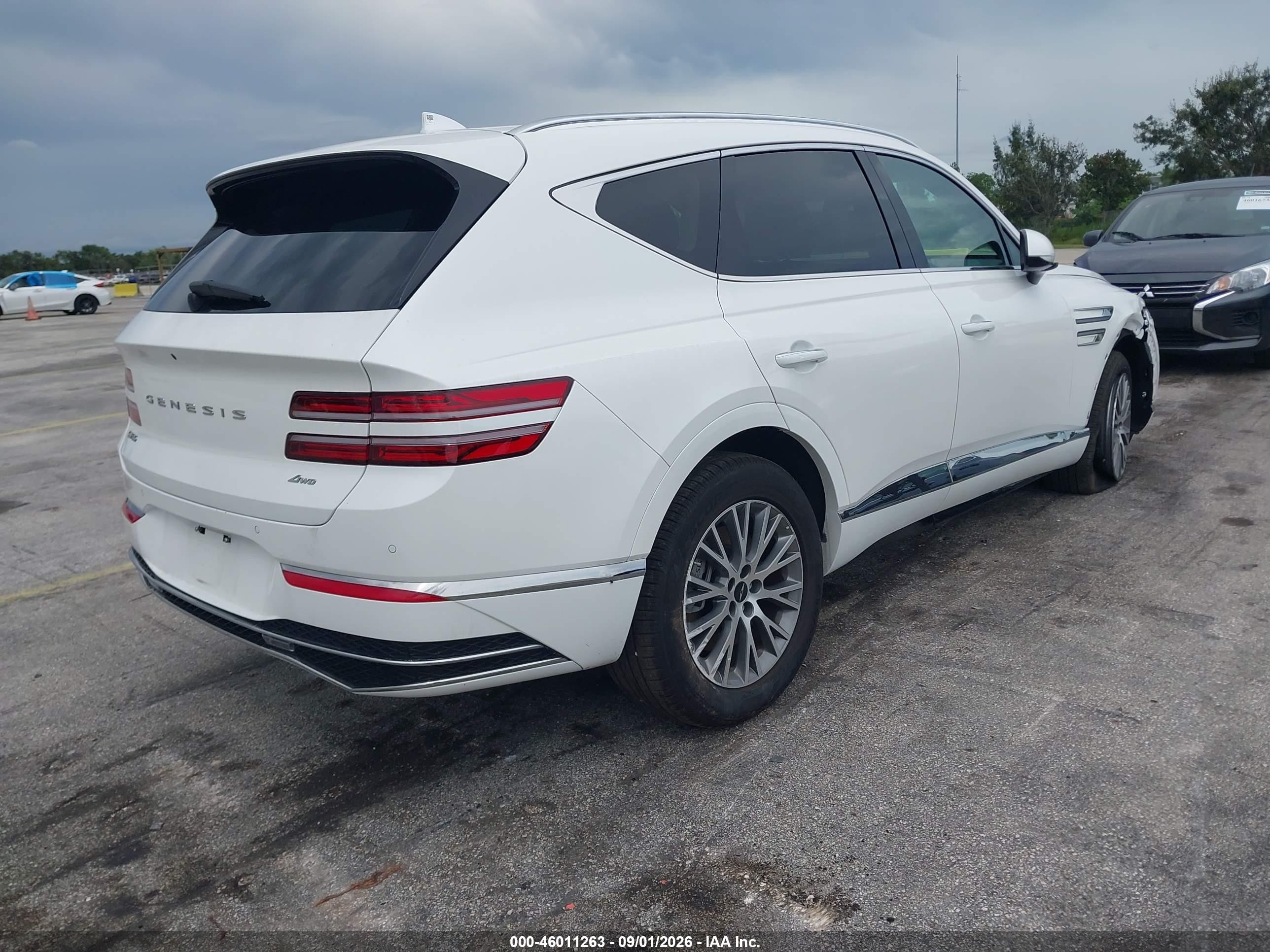 2026 Genesis Gv80 2.5t Awd White vin: KMUHFESB7TU329348